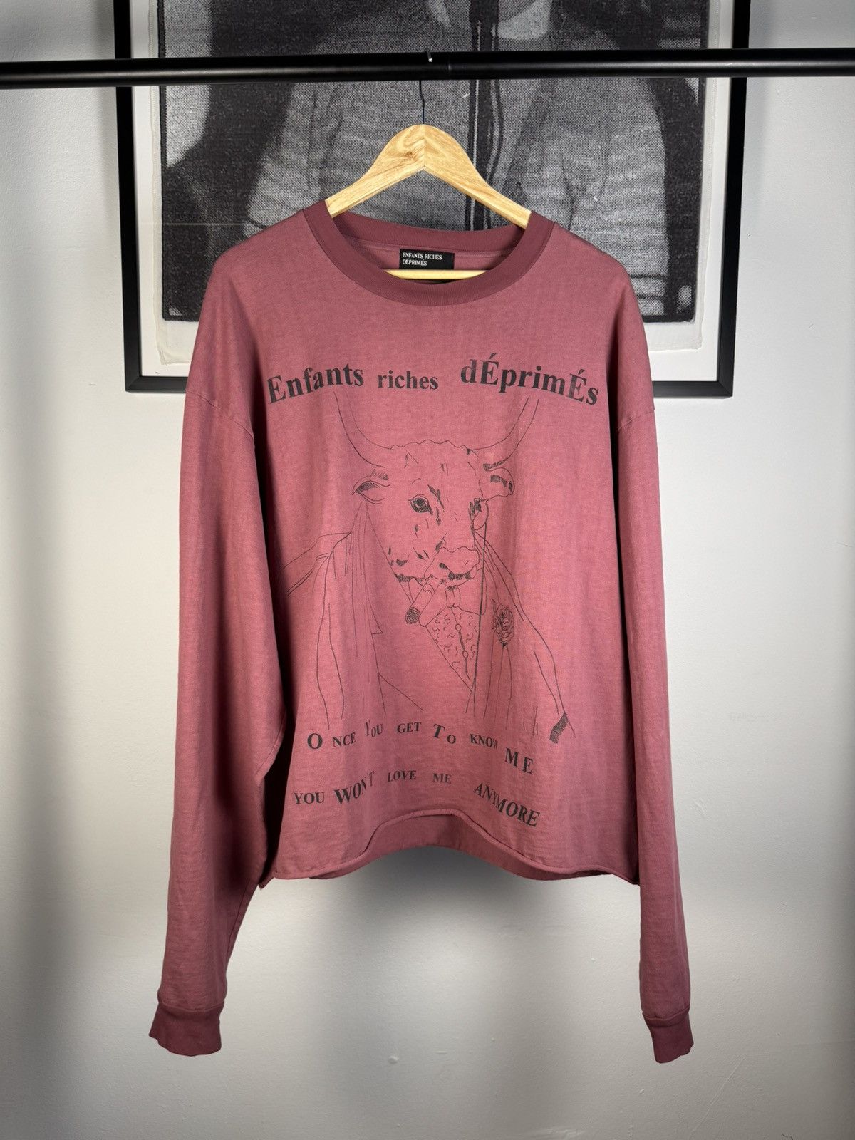 Enfants Riches Deprimes 🚭EXTREMELY RARE🚭 2019 "ONCE YOU GET TO KNOW ME" LONG SLEEVE Size US L / EU 52-54 / 3 - 1 Thumbnail
