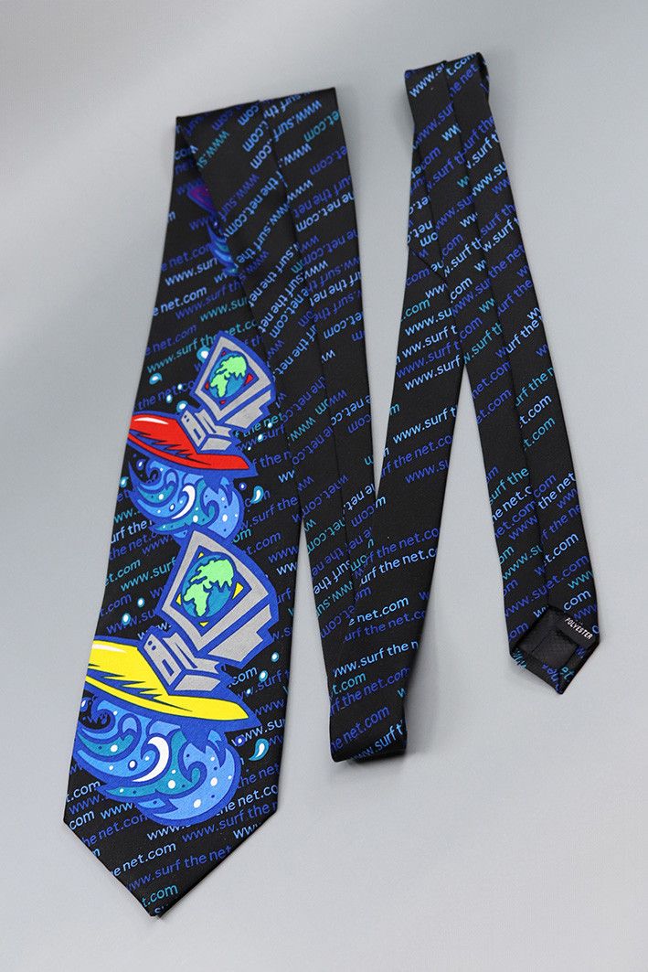 Ralph Marlin 1999 Ralph Marlin “Surf the Net” Novelty Necktie Size ONE SIZE - 9 Thumbnail