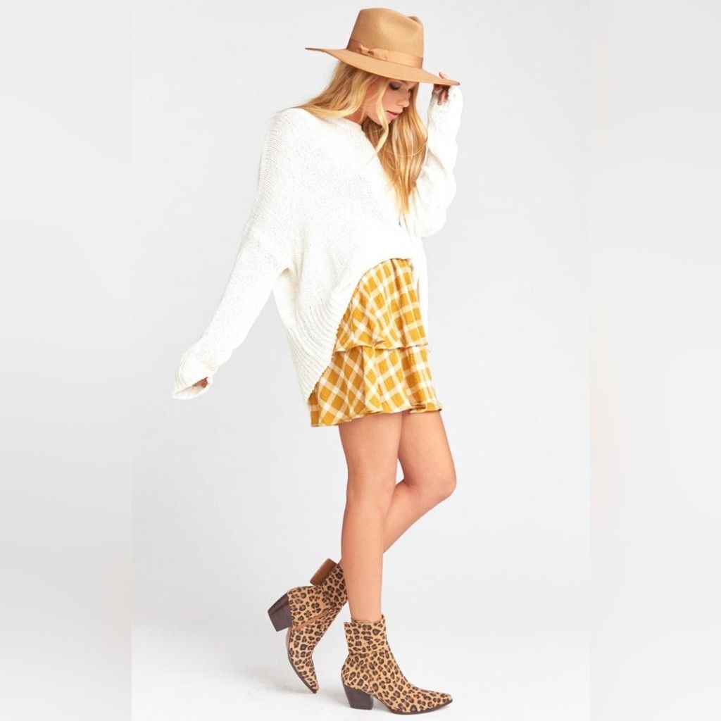 Show Me Your MuMu Show Me Your Mumu Anya Sweater ~ Off White Knit Size XS / US 0-2 / IT 36-38 - 2 Thumbnail