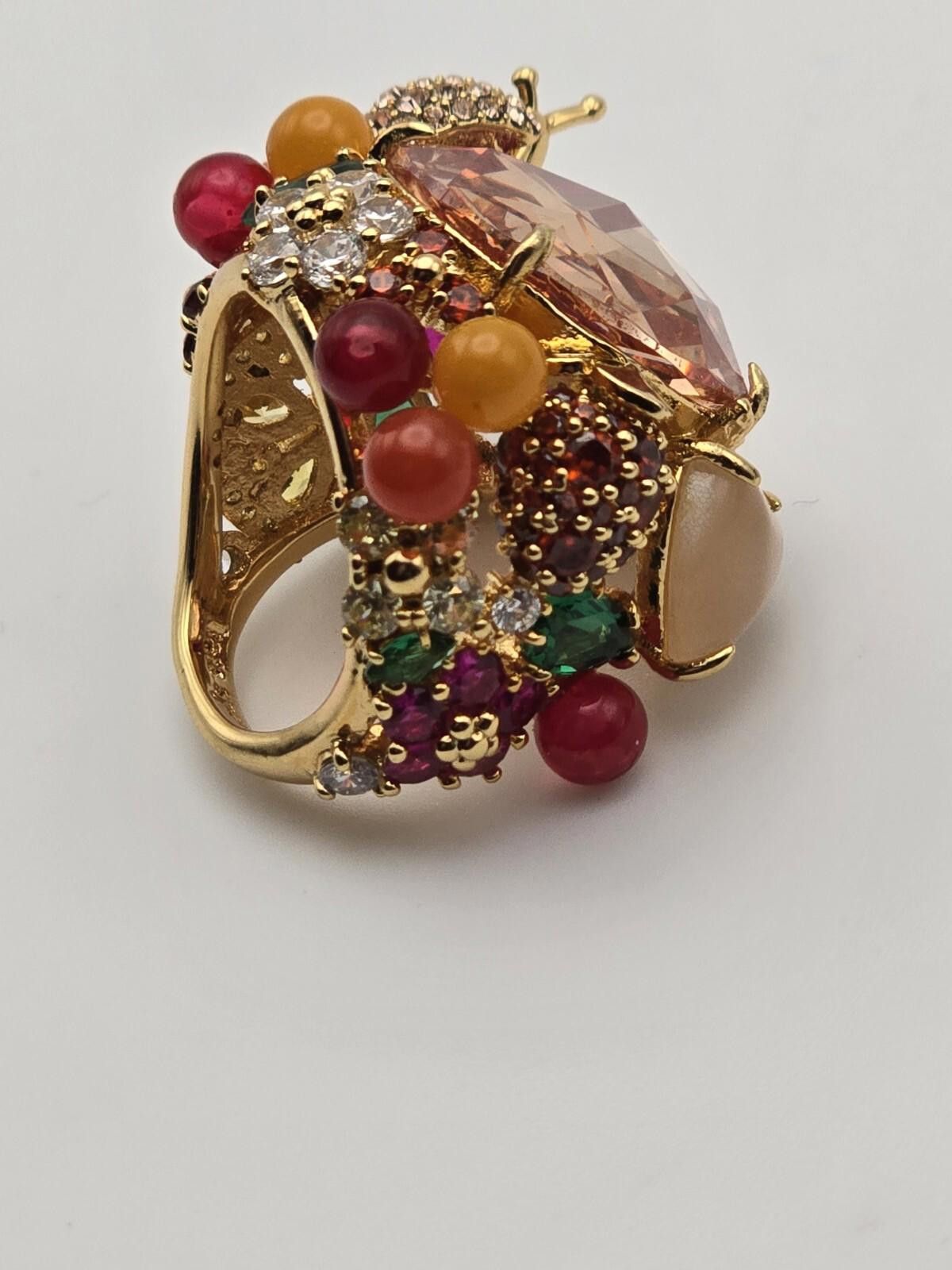 Other Kate Spade Fruit Salad Cocktail Ring Rare retired sz 5 Size ONE SIZE - 1 Thumbnail