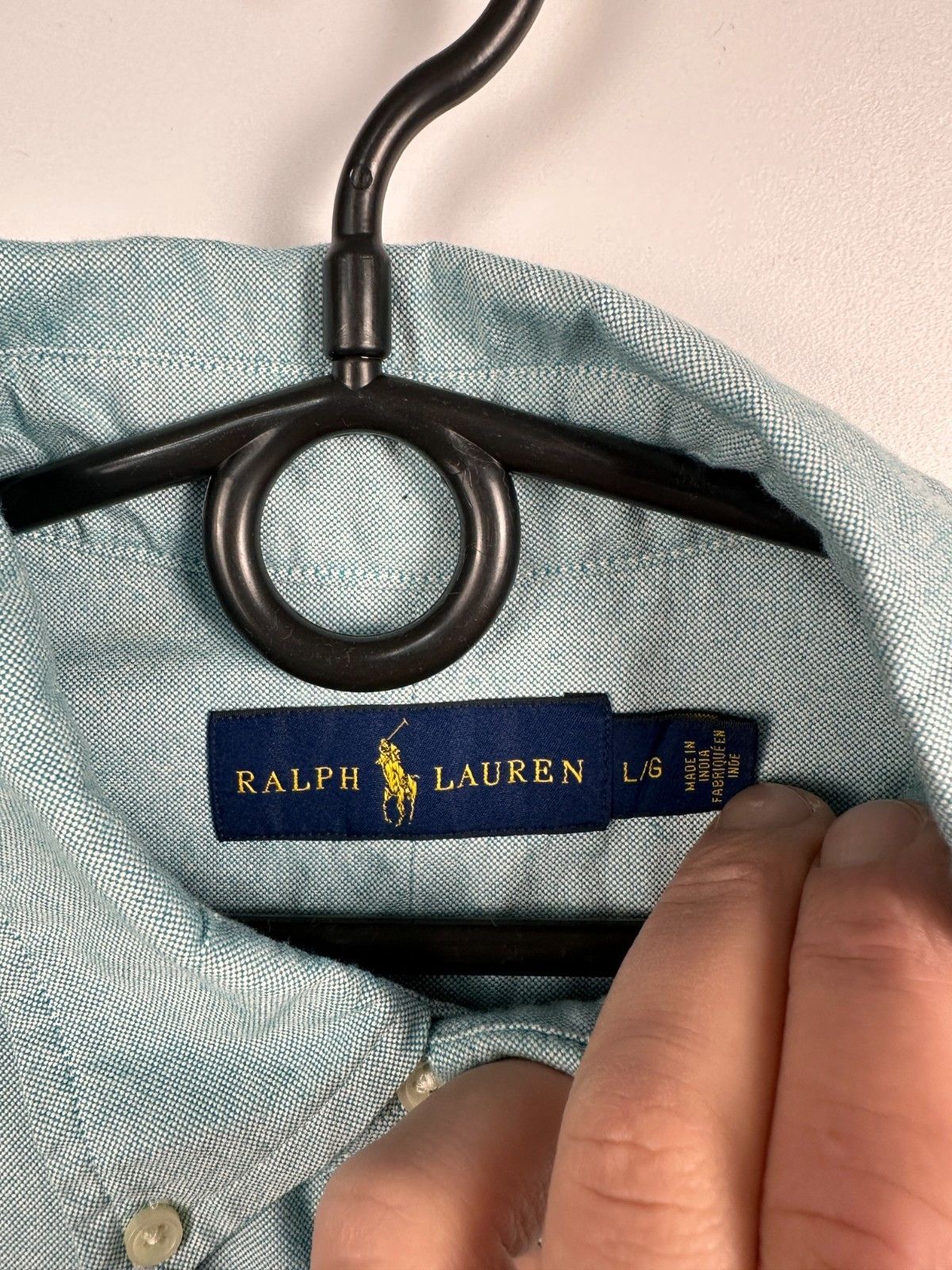 Polo Ralph Lauren Polo Ralph Lauren Green Short Sleeve Oxford Shirt Size L Size US L / EU 52-54 / 3 - 5 Thumbnail