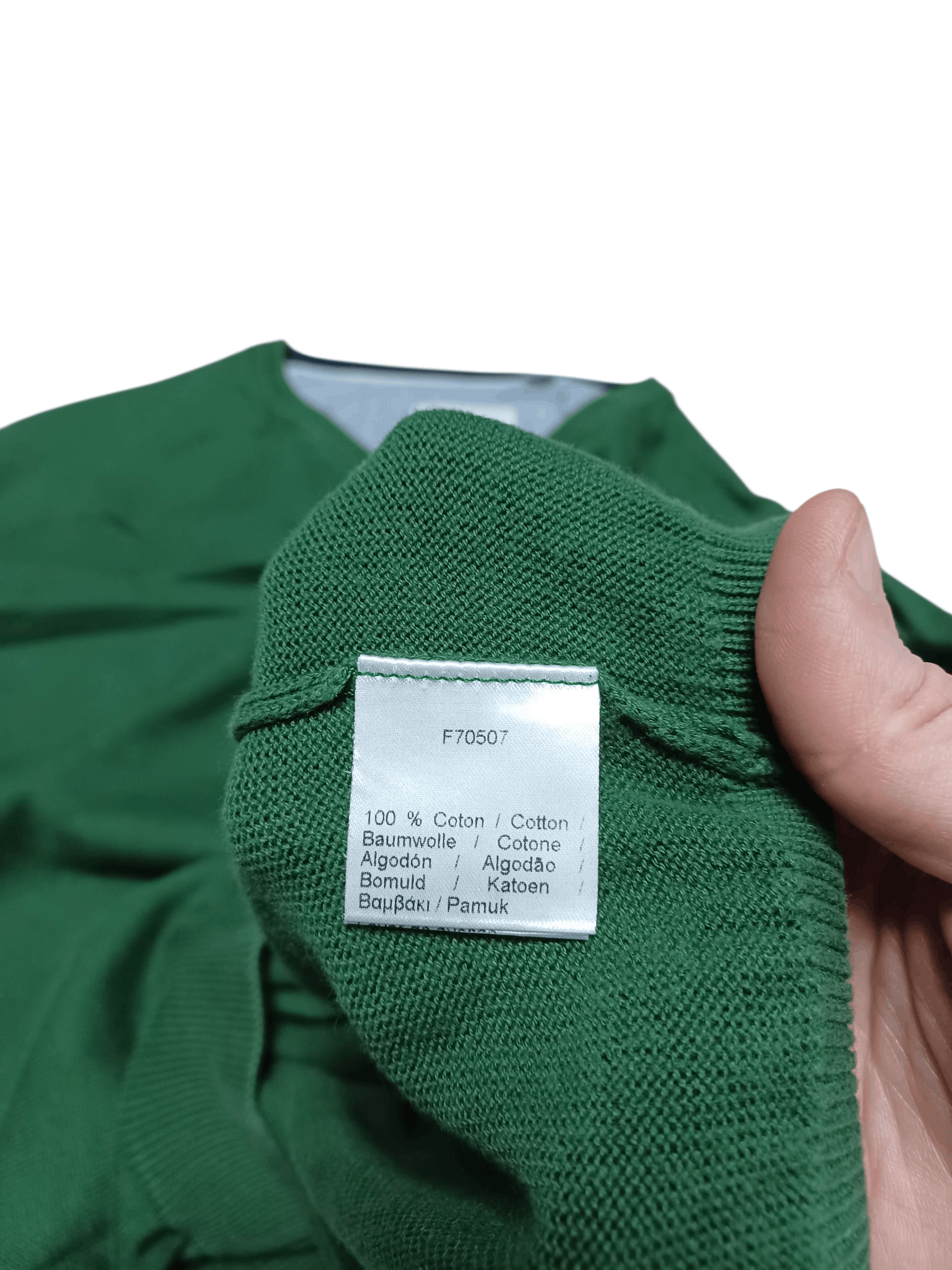 Lacoste LACOSTE VINTAGE LUXURY COTTON SWEATER Size US XL / EU 56 / 4 - 5 Thumbnail