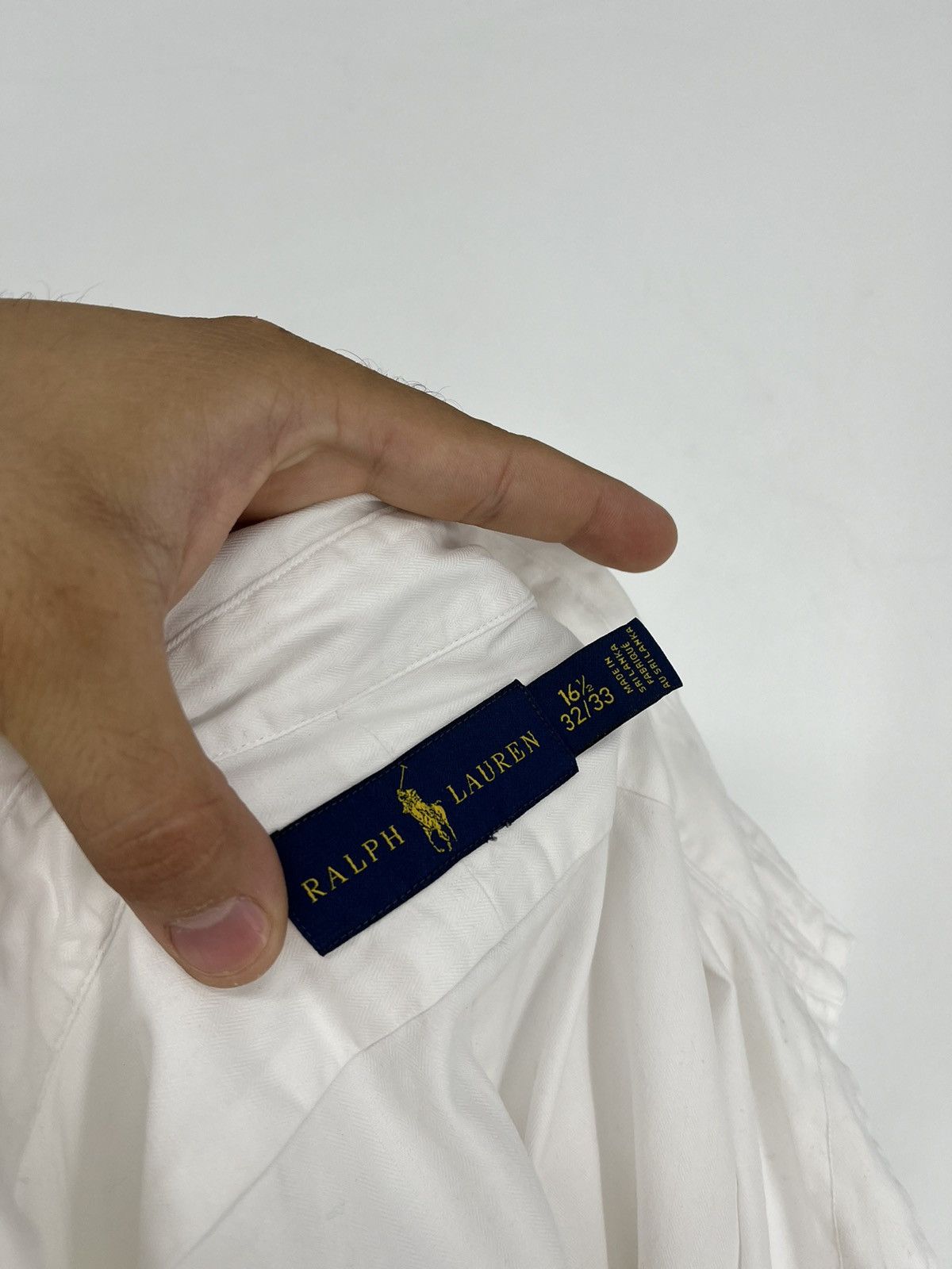 Ralph Lauren Vintage White Shirt Polo Ralph Lauren Size XL Rare Size US XL / EU 56 / 4 - 9 Thumbnail