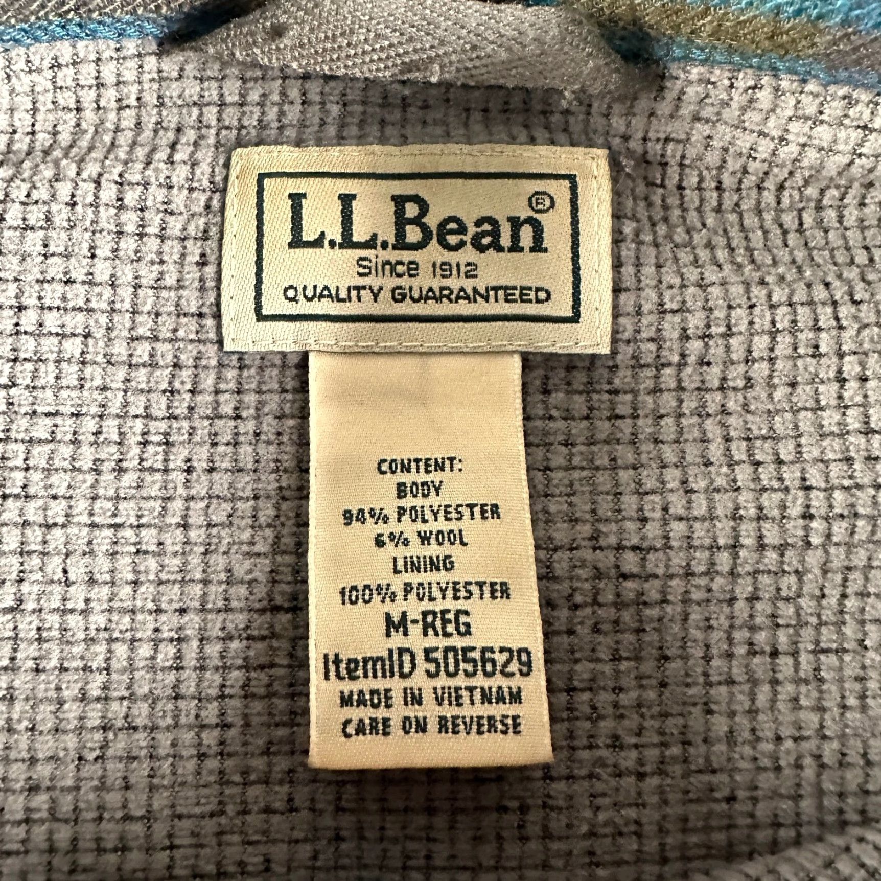 Vintage L.L.Bean Shacket Mens M Plaid Snap Front Elbow Patch Wool Blend Flannel Lined Shirt Size US M / EU 48-50 / 2 - 4 Thumbnail