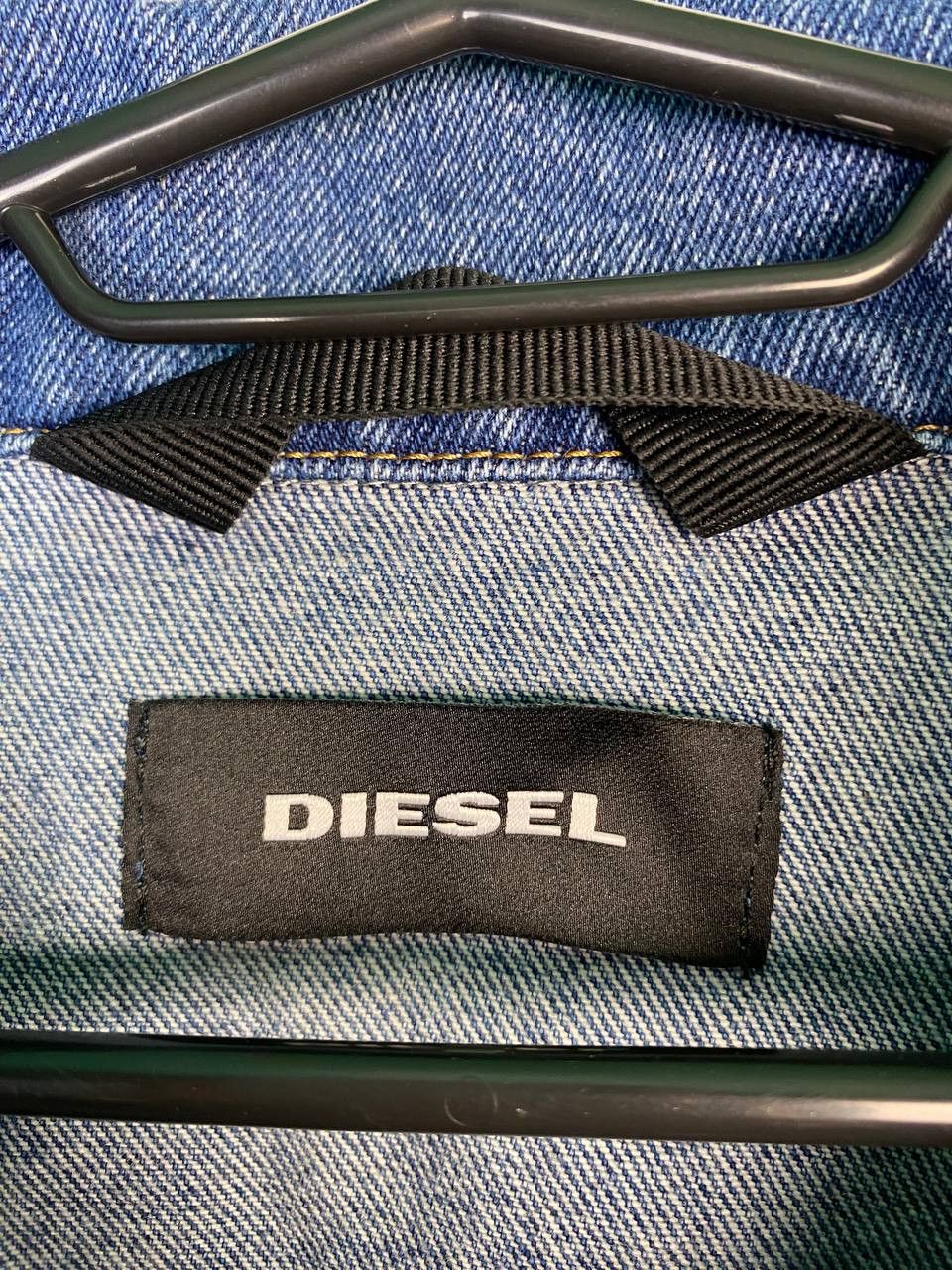 Diesel Designer Diesel is dead Denim Jacket M Coat Blue Windbreaker Size M / US 6-8 / IT 42-44 - 2 Thumbnail