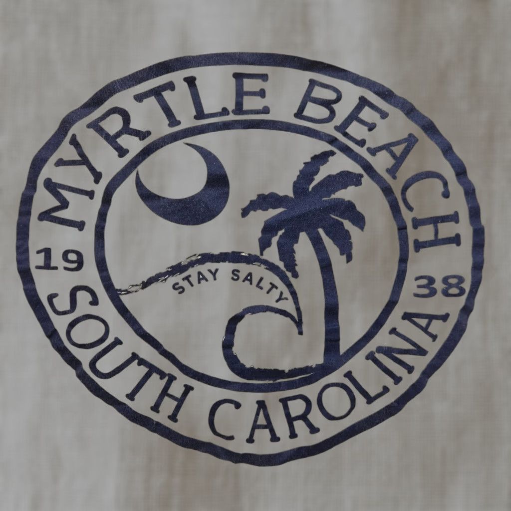 Vintage Spicy Tuna Shirt Men L Yellow Myrtle Beach South Carolina SC Tee T-Shirt Adult Size L Size US L / EU 52-54 / 3 - 1 Thumbnail
