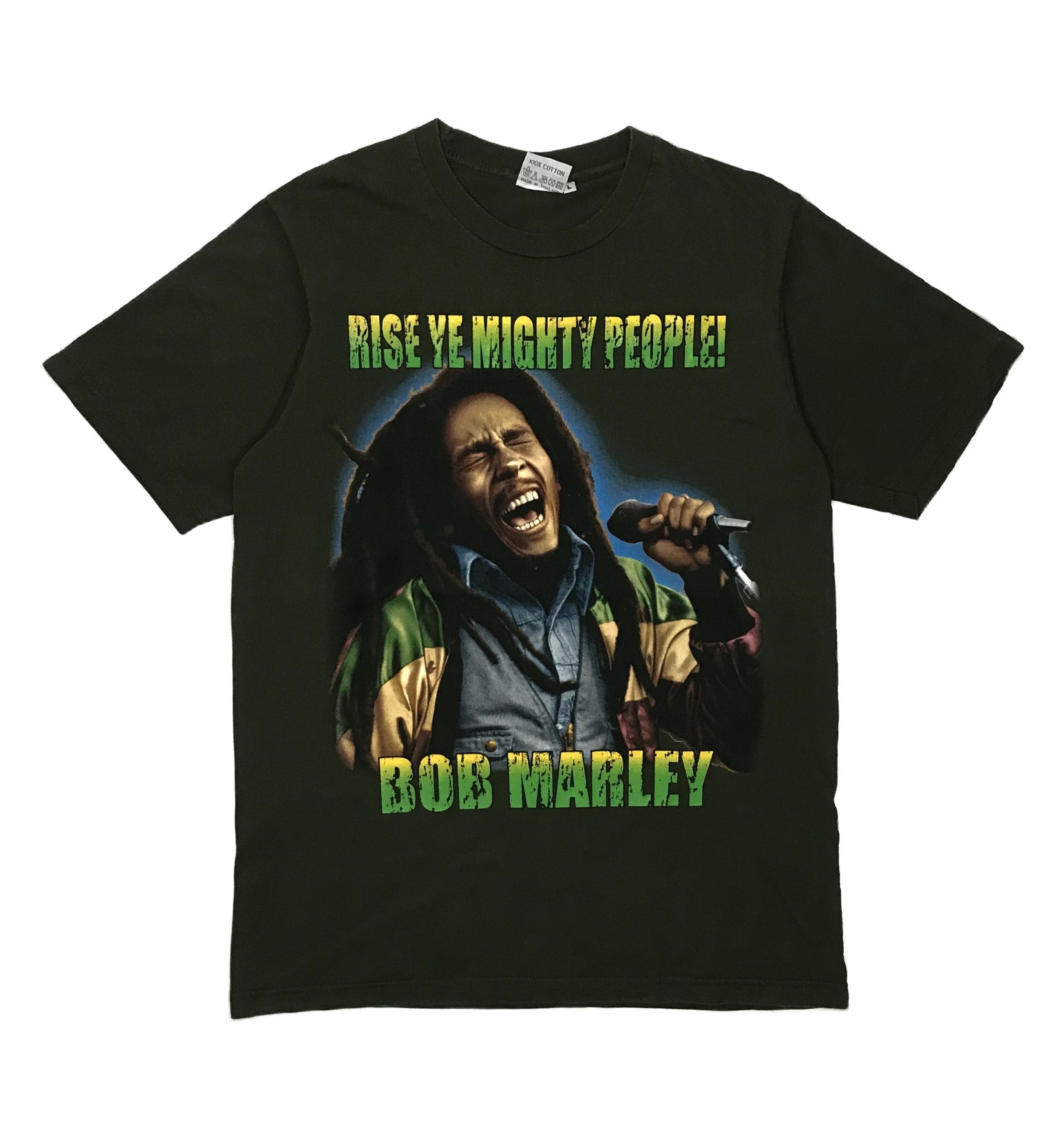 Bob Marley Bob Marley Vintage “Rise Ye Mighty People” T-shirt Size L Size US L / EU 52-54 / 3 - 1 Thumbnail