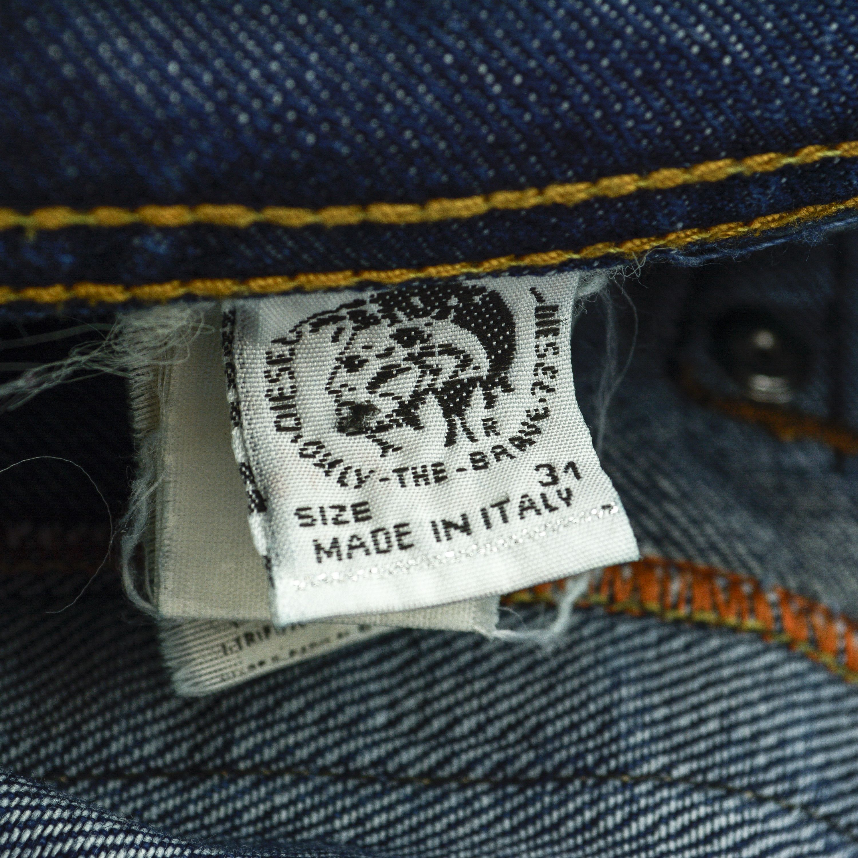 Diesel Kevor W31 L32 Slim Straight Jeans Denim Made in Italy Pants Size US 31 - 7 Thumbnail