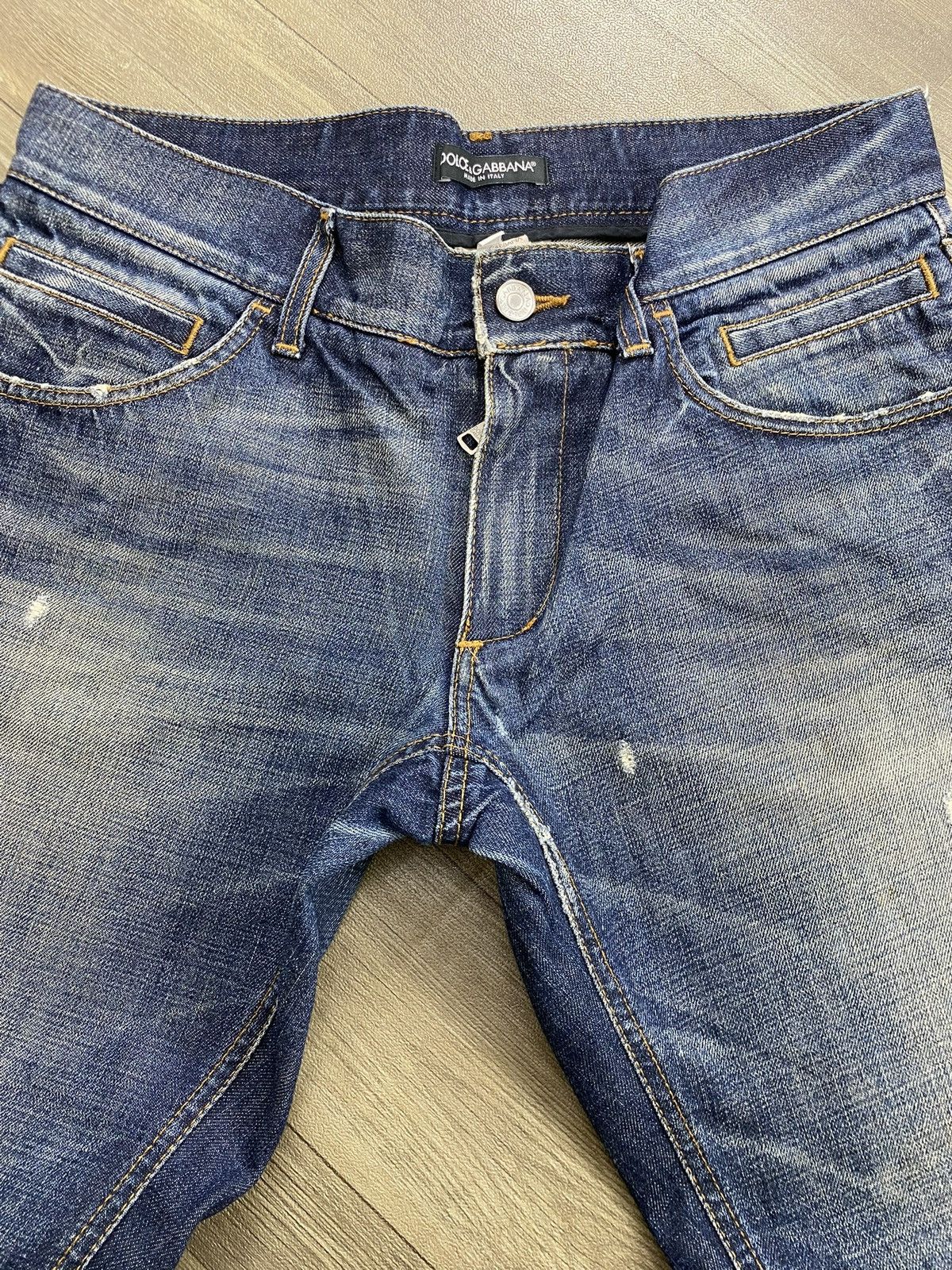 Dolce & Gabbana Vintage Dolce & Gabbana Distressed Jeans Italian Designer Size US 34 / EU 50 - 5 Thumbnail