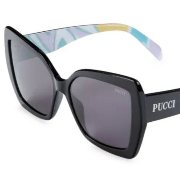 Emilio Pucci Pucci 58MM Geometric Sunglasses Size ONE SIZE - 4 Thumbnail