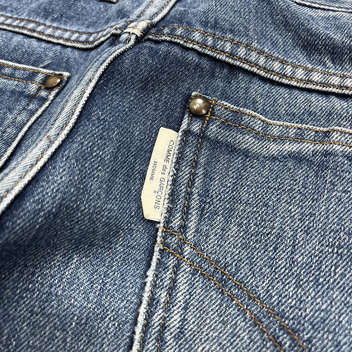 Comme des Garcons × Comme des Garcons Homme × Junya Watanabe Vintage Comme Des Garcons Homme CDG Blue Jeans Size US 32 / EU 48 - 13 Thumbnail