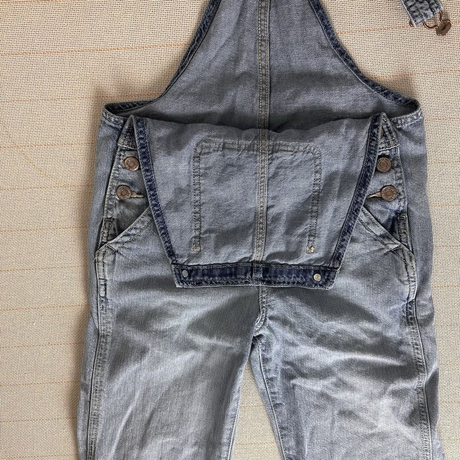 Gap GAP Teen Girls Denim Overalls Size L Size 32" / US 10 / IT 46 - 4 Thumbnail