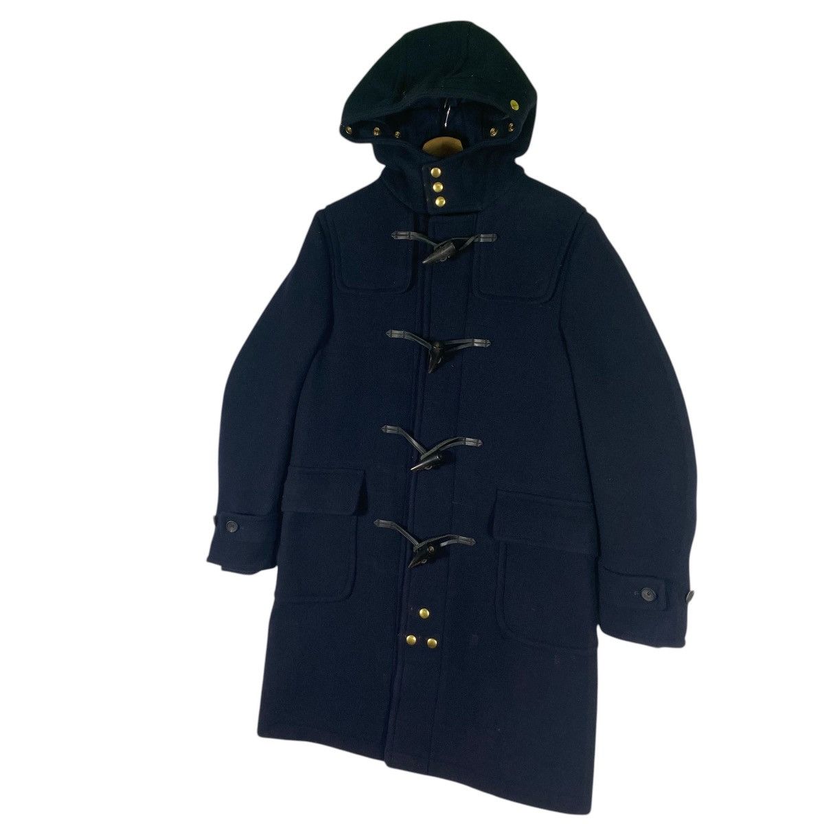 MasterPiece Masterpiece Japan Wool Duffer Coat Hoodie Toggle Jacket Size US S / EU 44-46 / 1 - 2 Thumbnail