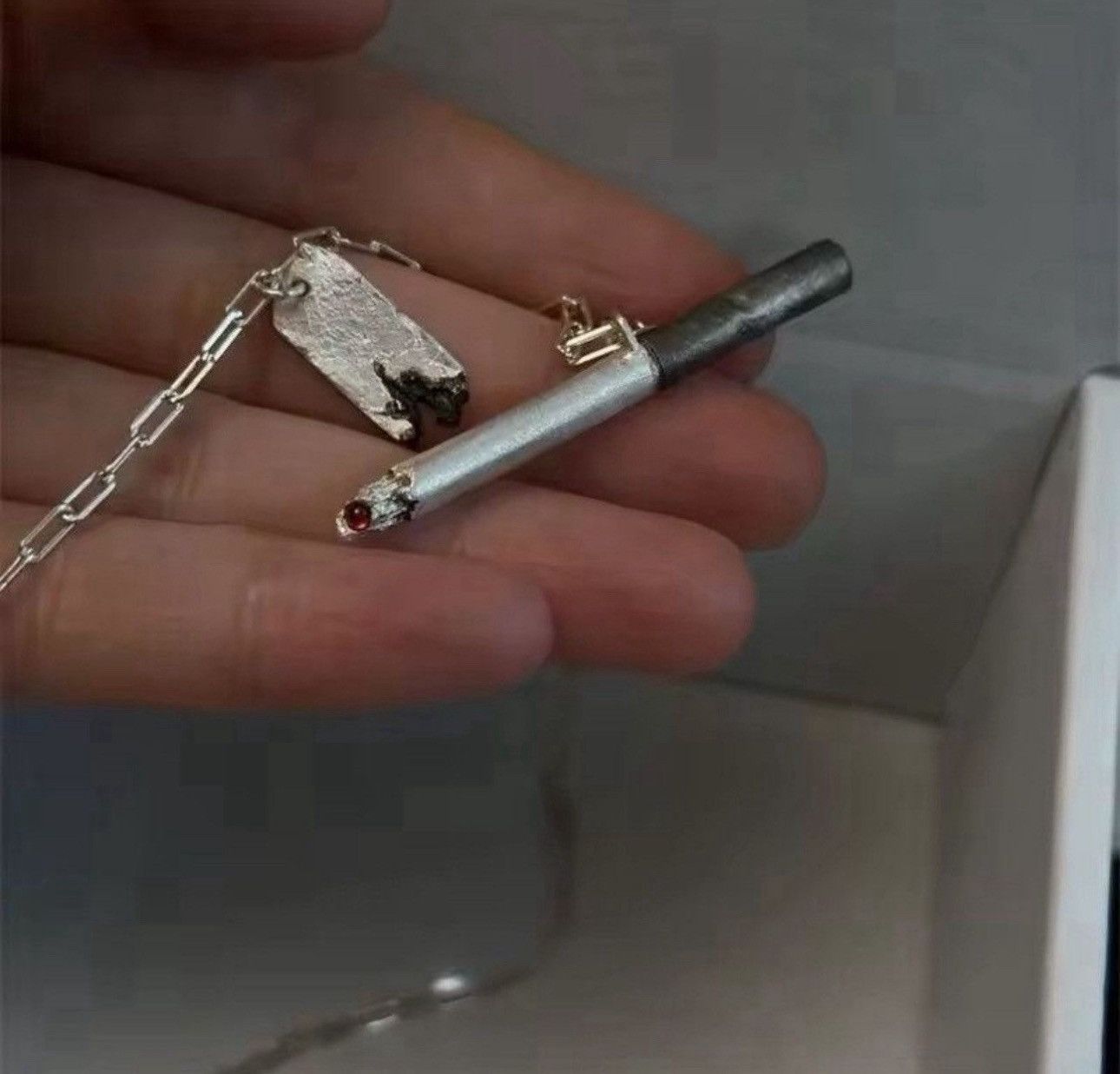 Other Cool Cigarette Pendant Necklace Size ONE SIZE - 2 Thumbnail