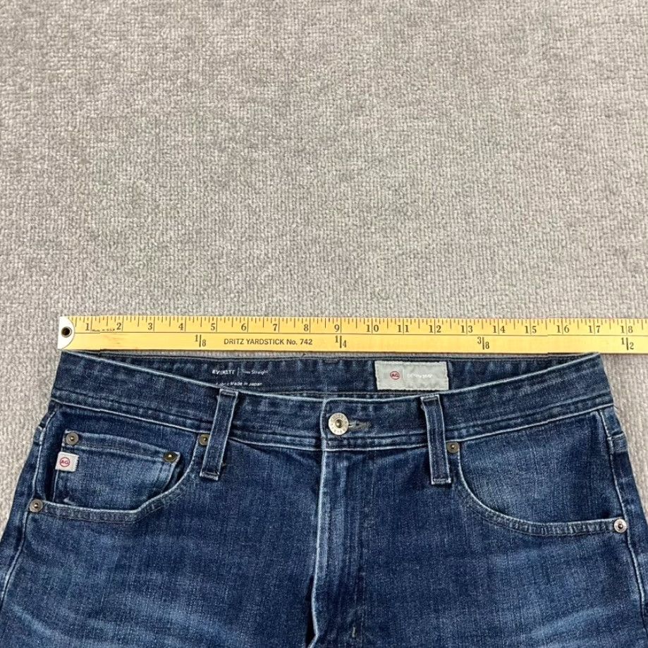 Denime AG Adriano Goldschmied Jeans Slim Straight Everett Mens 34x33 Blue Denim Size US 34 / EU 50 - 5 Thumbnail