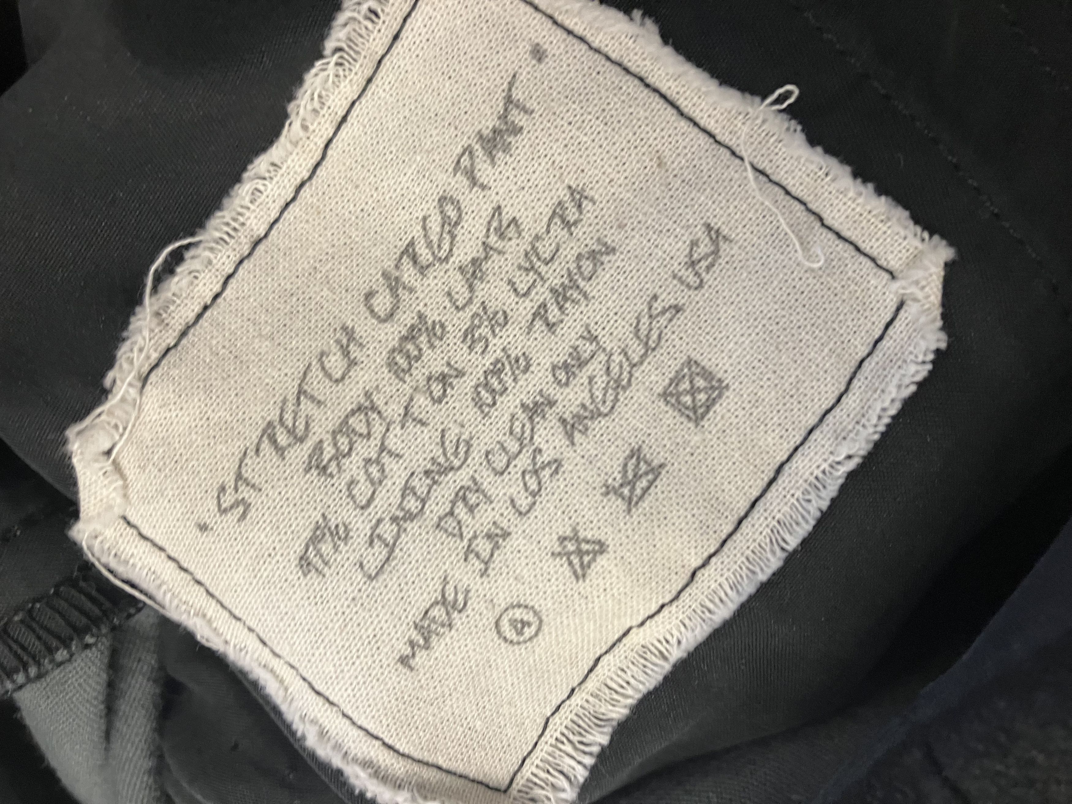 Greg Lauren $1800 Greg Lauren Black Leather Stretch Cargo Pant Size 0 Size US 28 / EU 44 - 4 Thumbnail