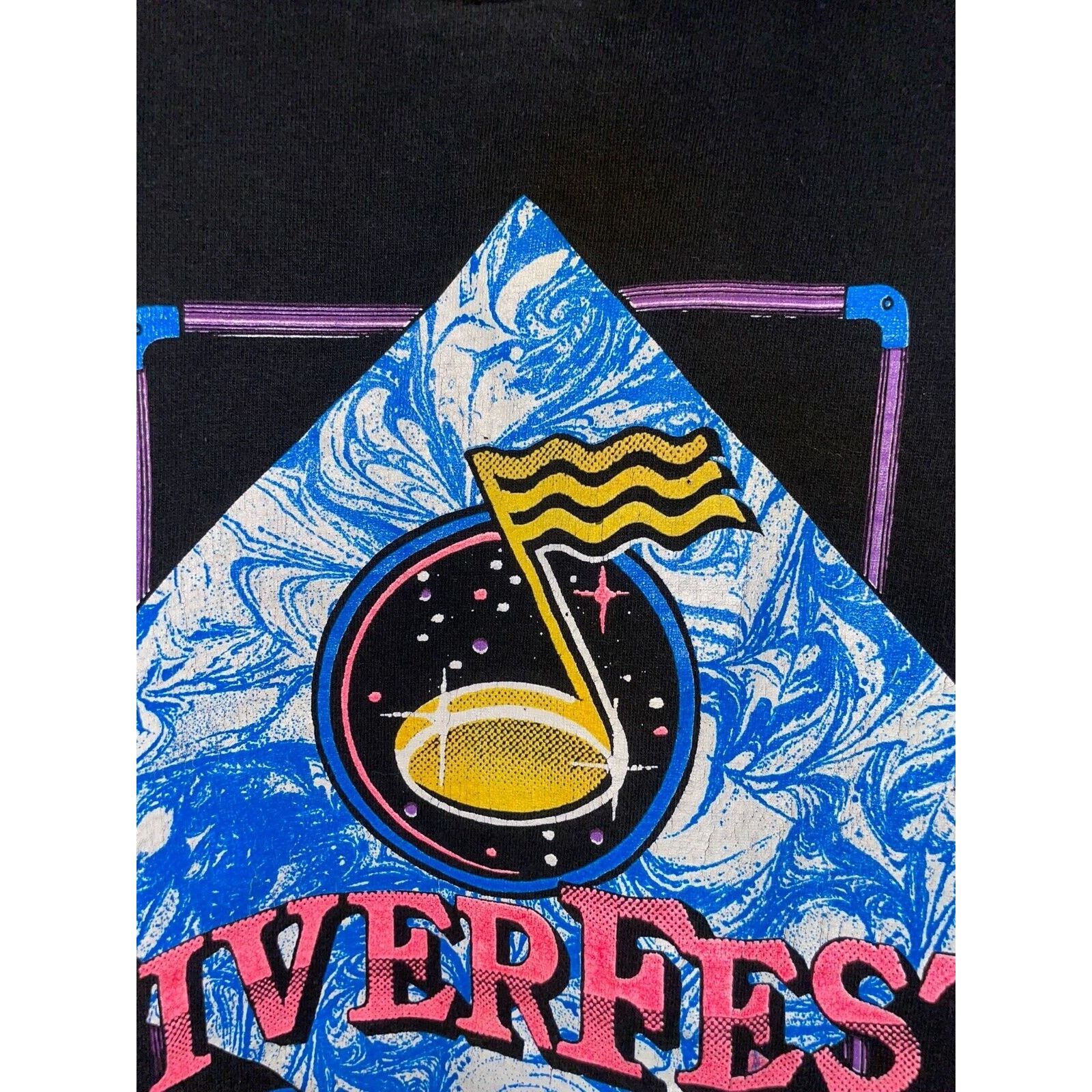 Fruit Of The Loom Vintage Riverfest Shirt Chuck Berry REO Sinead Concert Tee Size US L / EU 52-54 / 3 - 3 Thumbnail