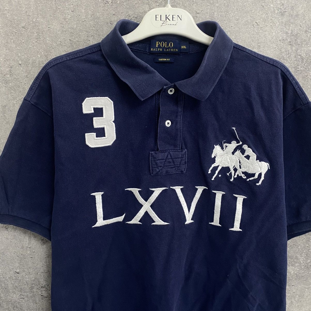 Polo Ralph Lauren Polo Ralph Lauren LXVII #3 Vintage Big Pony Polo T-Shirt 90s Size US XXL / EU 58 / 5 - 6 Thumbnail