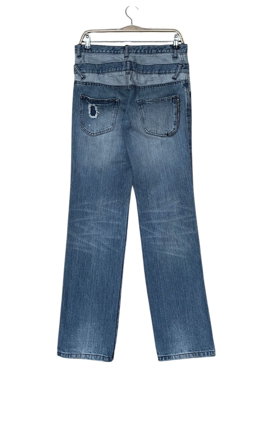 If Six Was Nine × Japanese Brand Vintage Japanese Brand WG 179 Double Waist 2000s Size US 36 / EU 52 - 2 Thumbnail