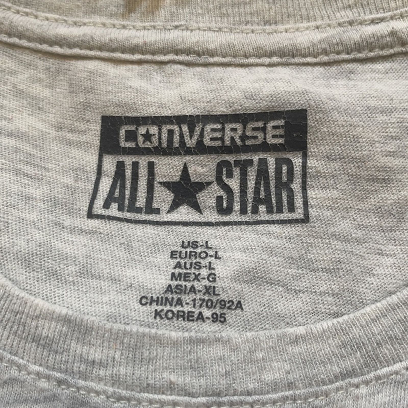 Converse Converse Grey/Pink Size:Large T-Shirt Size L / US 10 / IT 46 - 4 Thumbnail