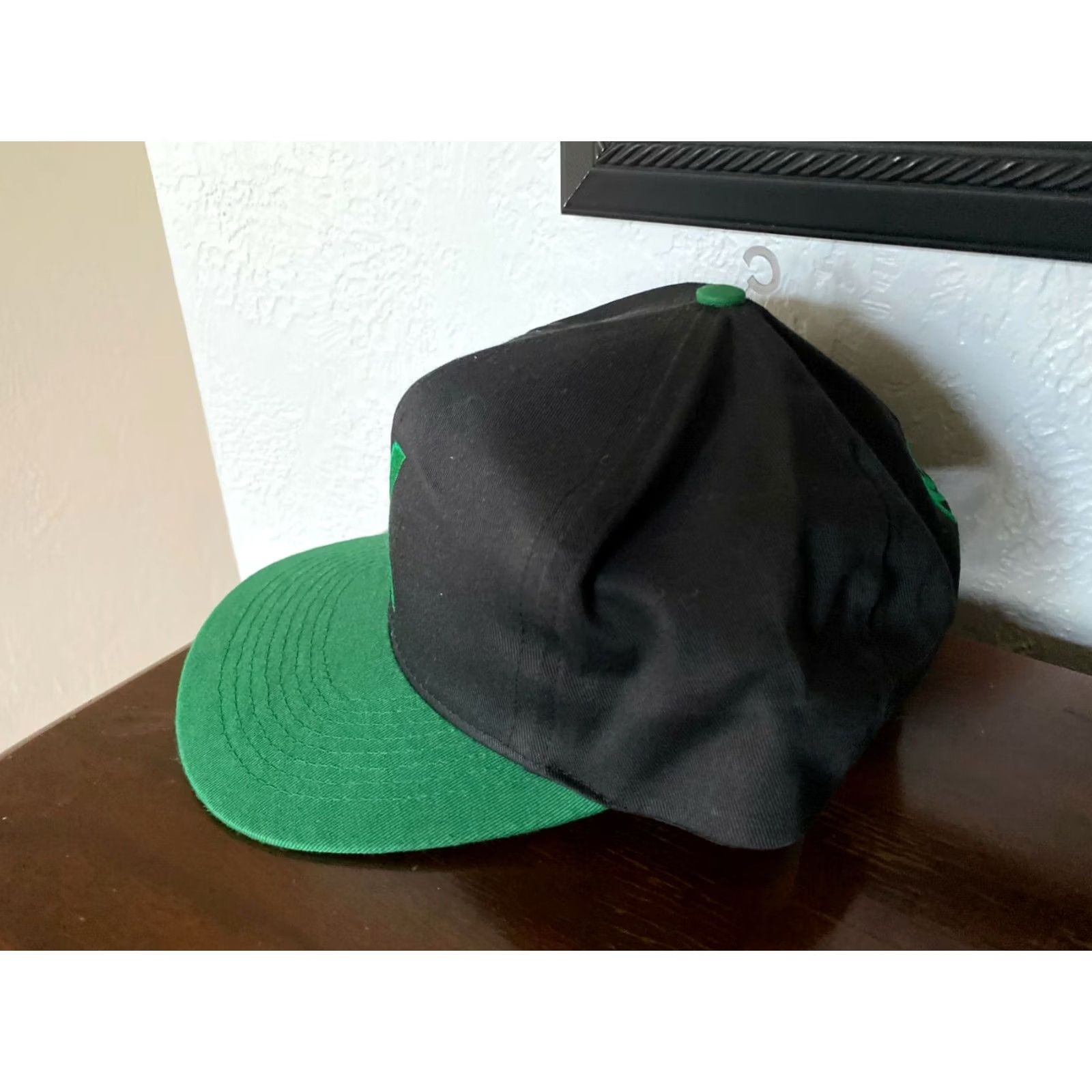 Logo 7 VINTAGE Kool Cigarettes Snapback Hat Cap Embroidered K Spellout Logo Black Green Men Adjustable Two Tone Baseball Cap The Louisville Line Size ONE SIZE - 2 Thumbnail