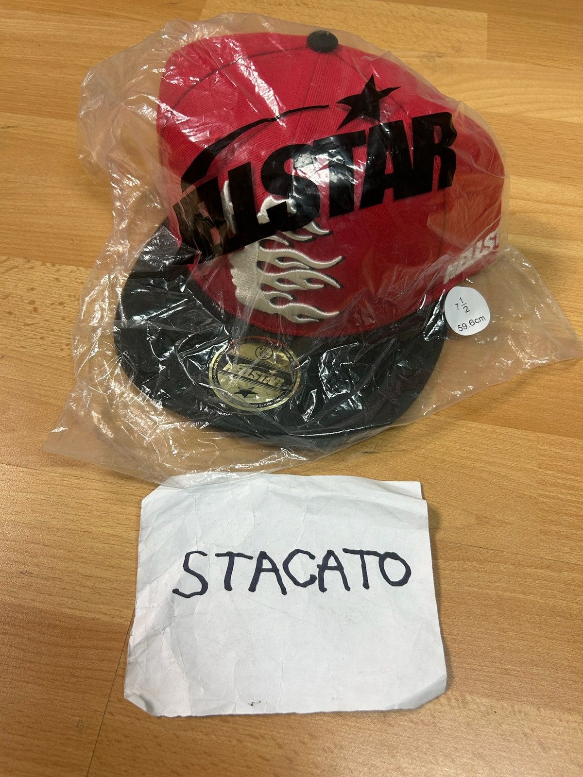 HELLSTAR Hellstar Fitted Hat Black/Red size 7 1/2” Size ONE SIZE - 2 Thumbnail