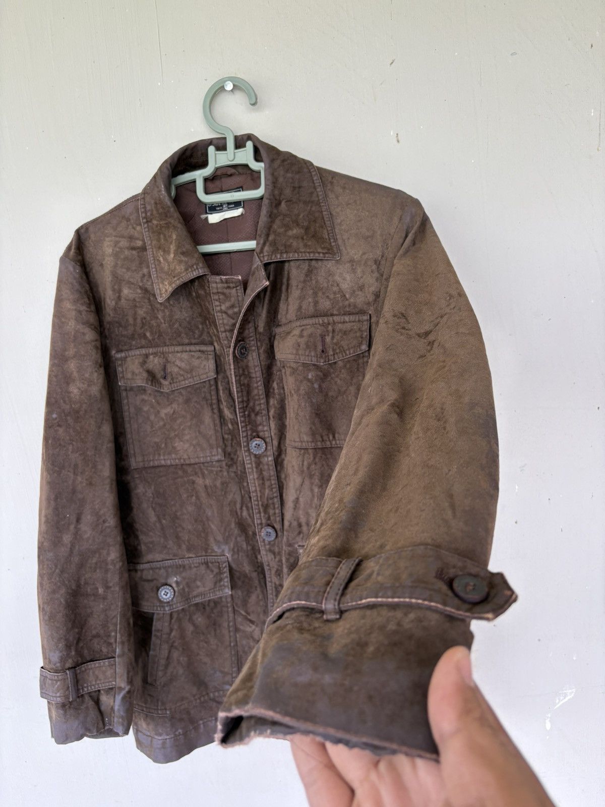 Japanese Brand Vintage Bar Le Duc Brown Suede Jacket Made in Japan Size US M / EU 48-50 / 2 - 3 Thumbnail