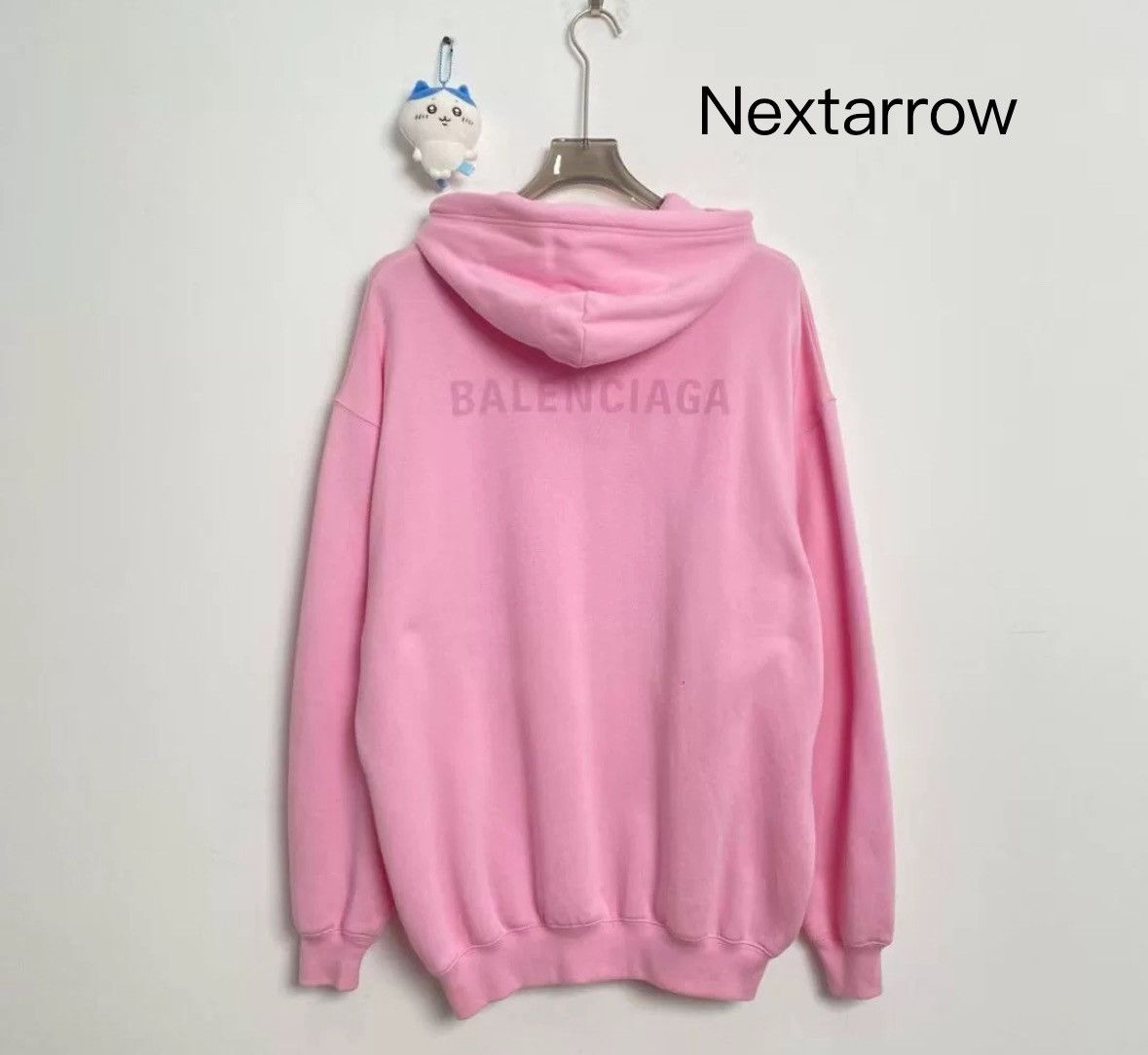 Balenciaga Balenciaga Pink front and back logo hoodie 2412-Nextarrow Size US XS / EU 42 / 0 - 2 Thumbnail
