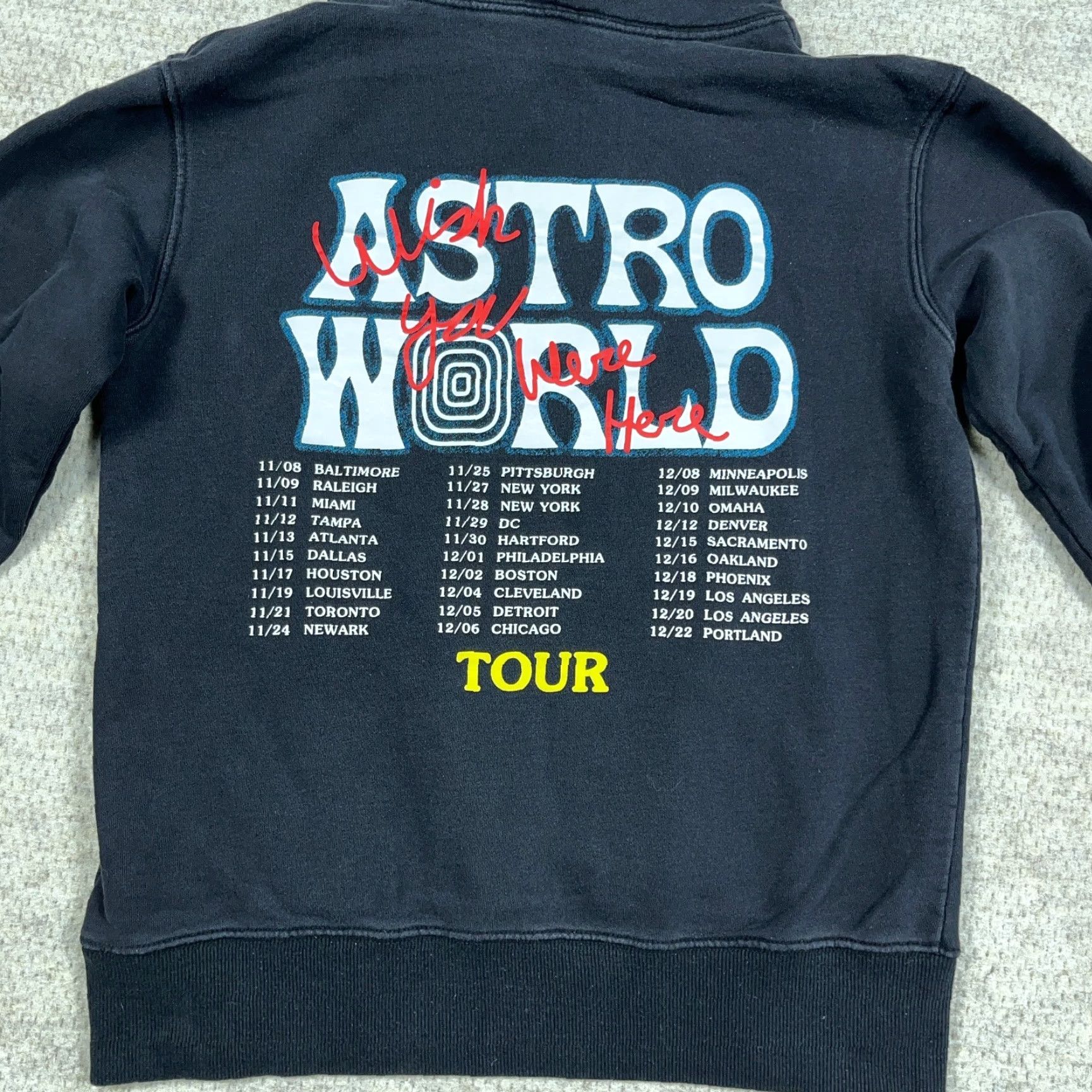 Travis Scott Travis Scott Astro World Tour Hoodie Adult Small Black Sweatshirt Hooded Men Size US S / EU 44-46 / 1 - 4 Thumbnail