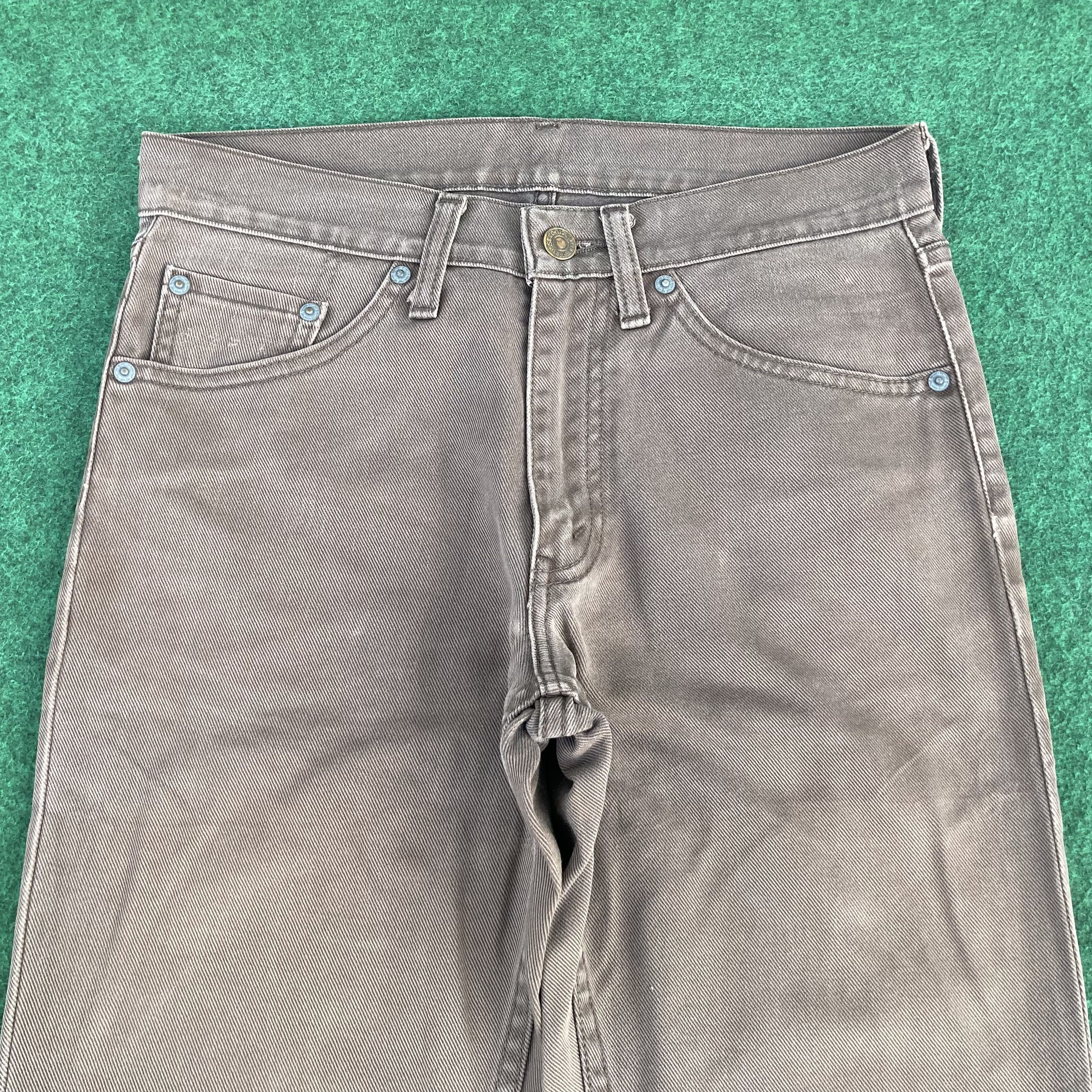 Levi's × Vintage Vtg Levis 517 Denim Bootcut Faded Punk Grunge Jeans Size US 29 - 3 Thumbnail
