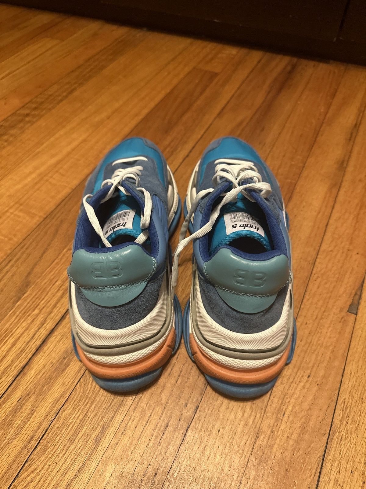 Balenciaga Balenciaga Triple S Nylon Blue Nylon Size US 10 / EU 43 - 5 Thumbnail