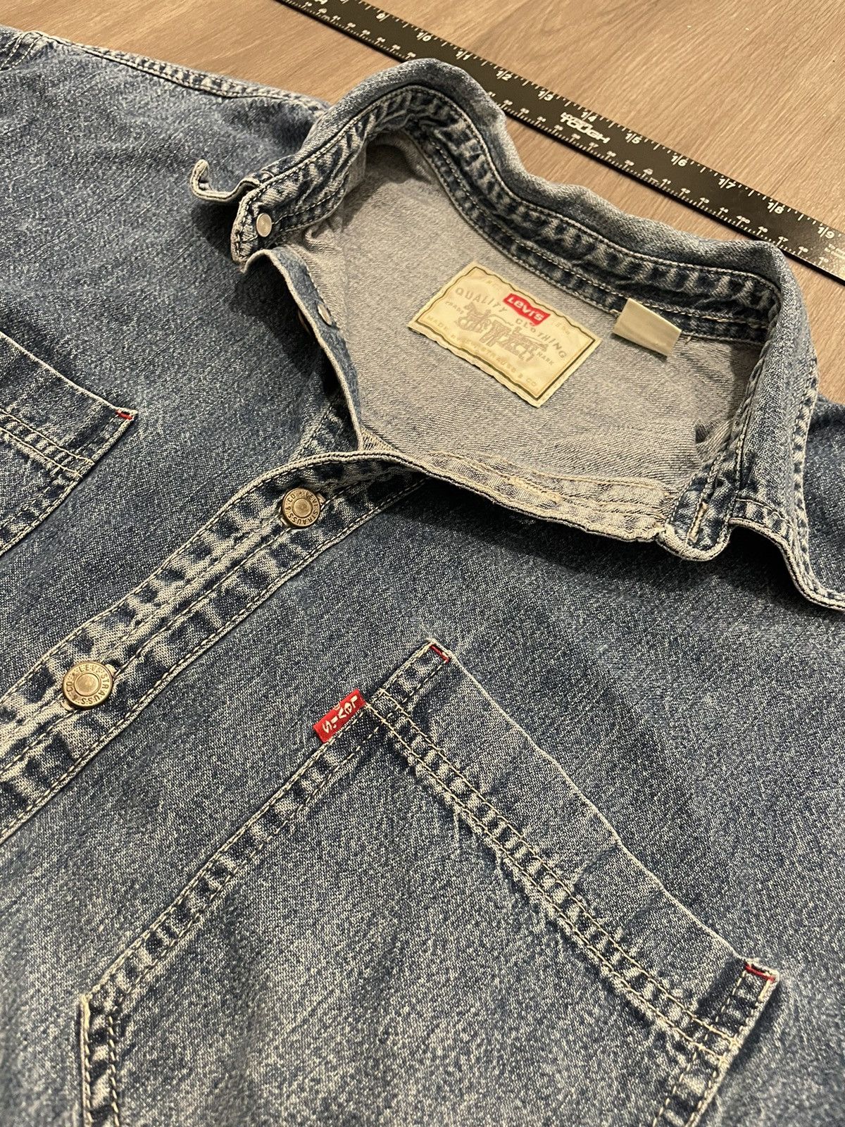 Levi's × Levi's Vintage Clothing × Vintage Vintage Levi’s “Denim” Button-up Shirt (Sz.L) Size US L / EU 52-54 / 3 - 2 Thumbnail