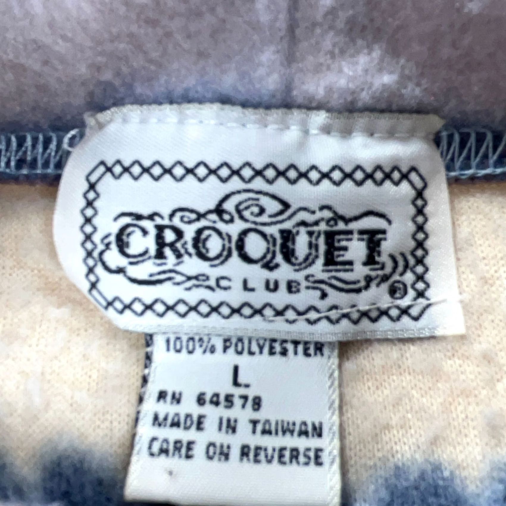 Vintage VINTAGE Croquet Sweater Women Large Fleece Sweatshirt Anorak Southwestern Tribal Size L / US 10 / IT 46 - 5 Thumbnail