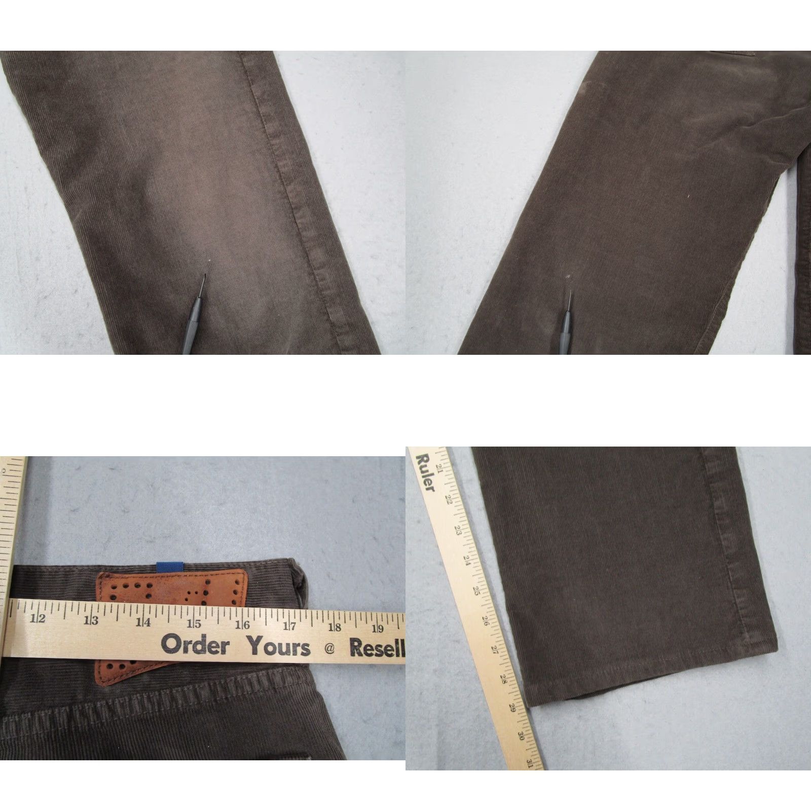 Citizens Of Humanity Citizens of Humanity Pants Mens 34 Sid Straight Brown Corduroy Casual Work 34x29 Size US 34 / EU 50 - 8 Thumbnail