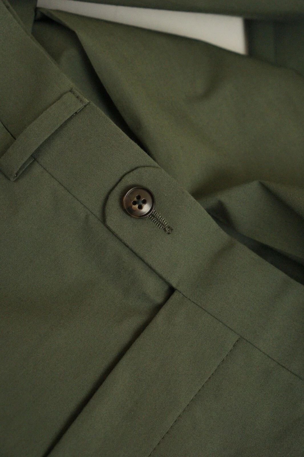 Suitsupply Men Suitsupply Soho Green Pants Stretch Cotton US46 W38 L36 Size 46R - 3 Thumbnail