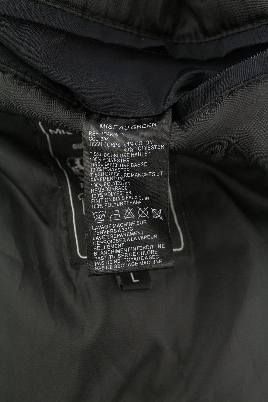 Other L Black Full Zip High Neck Insulated Mid-Length 86370 Size US L / EU 52-54 / 3 - 10 Thumbnail