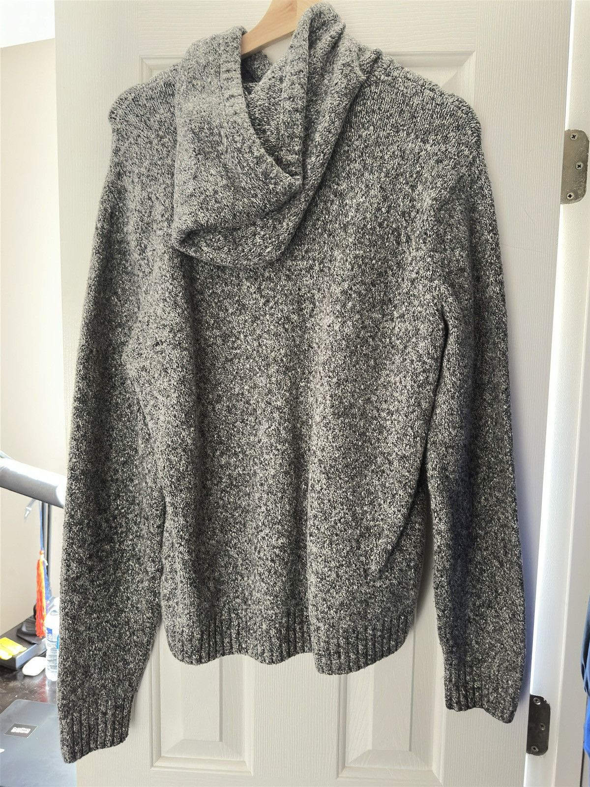 Old Navy Grey Knit hoodie Size US M / EU 48-50 / 2 - 2 Thumbnail