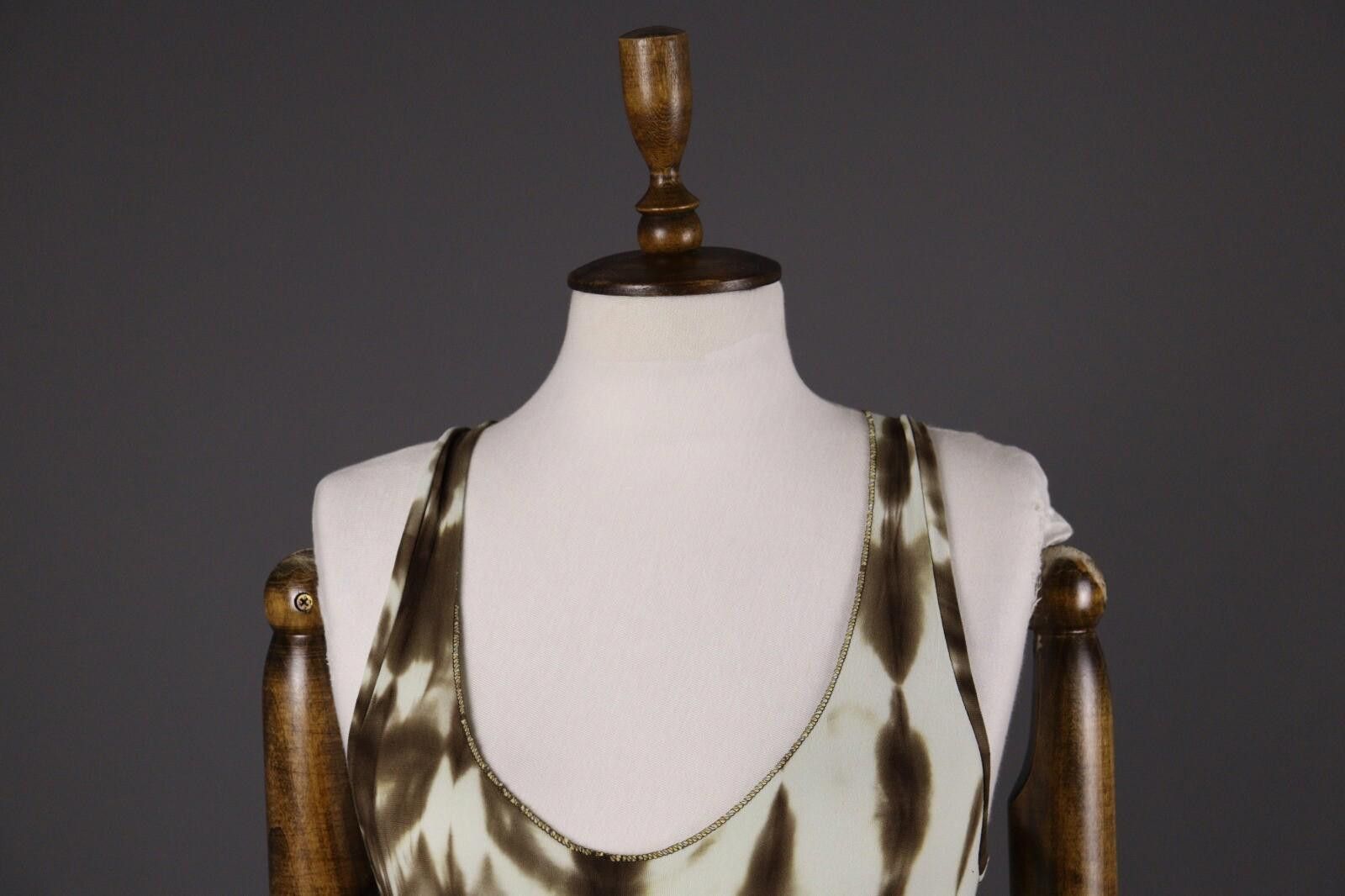 Designer Marc Cain Abstract Stretch Summer Tank Top Shirt Size 2 Size XS / US 0-2 / IT 36-38 - 2 Thumbnail