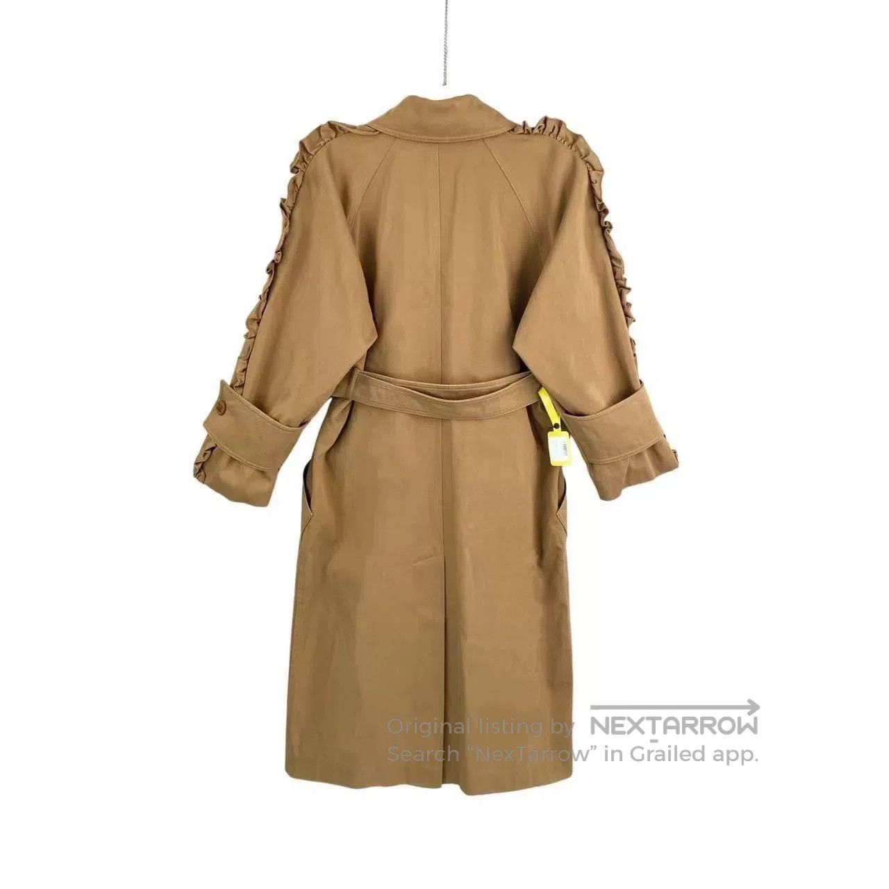Other MaxMara Camel Ruffled Sleeve Coat. Size US S / EU 44-46 / 1 - 2 Thumbnail