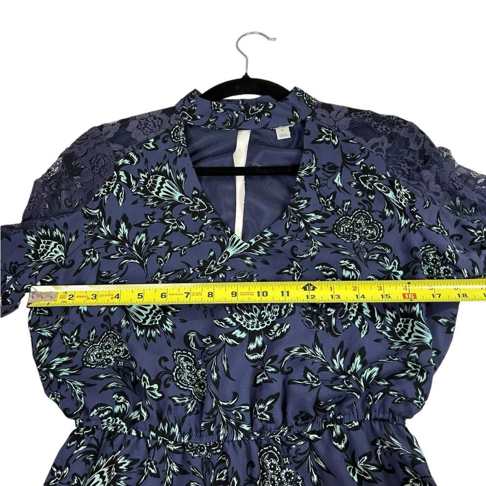 Designer Belle Sky l NWT Purple Paisley Boho Lace Maxi Dress Small Size S / US 4 / IT 40 - 4 Thumbnail