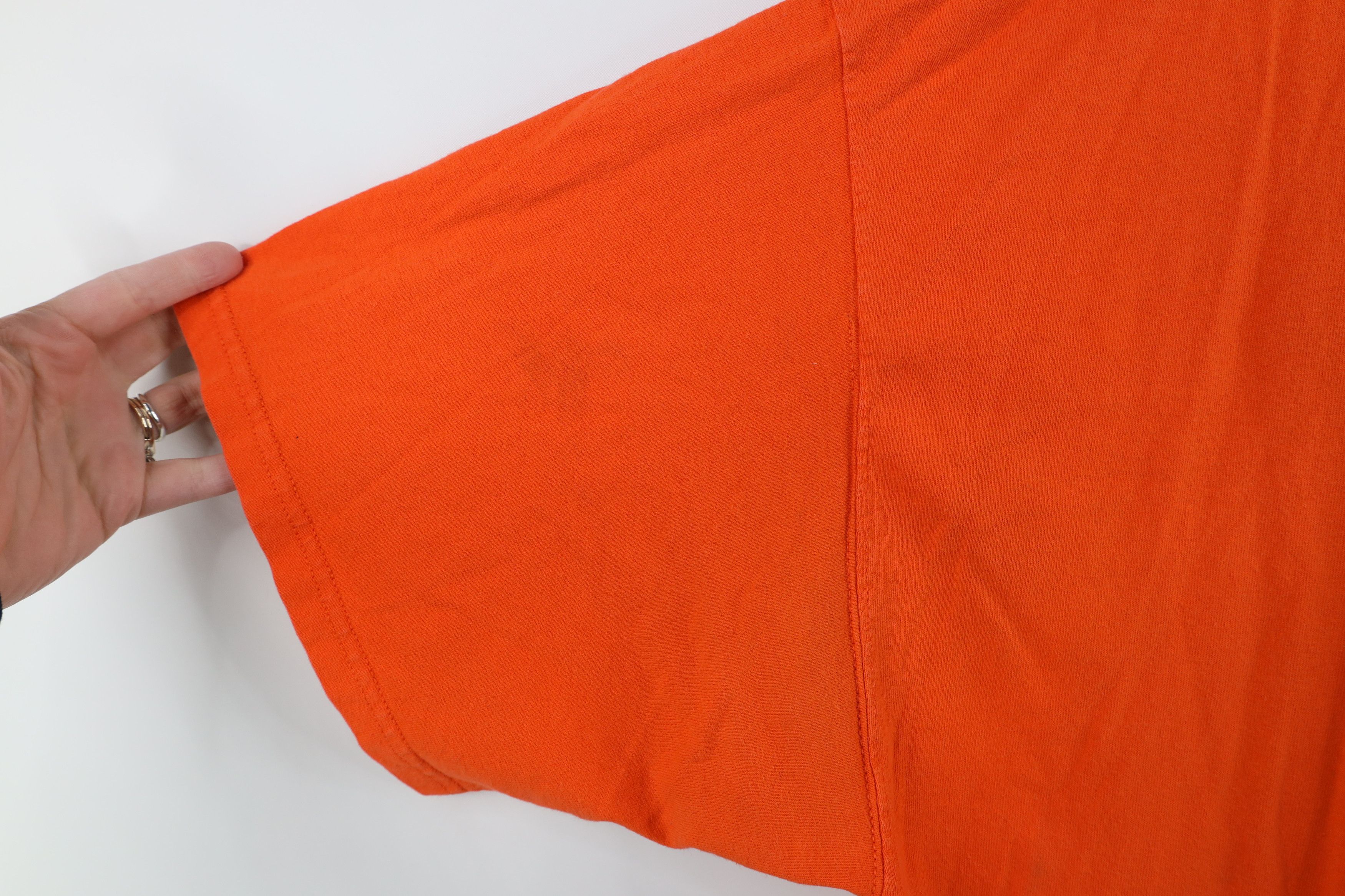 Vintage Vintage Y2K Spell Out Chicago Bears Football T-Shirt Orange Size US XXL / EU 58 / 5 - 6 Thumbnail