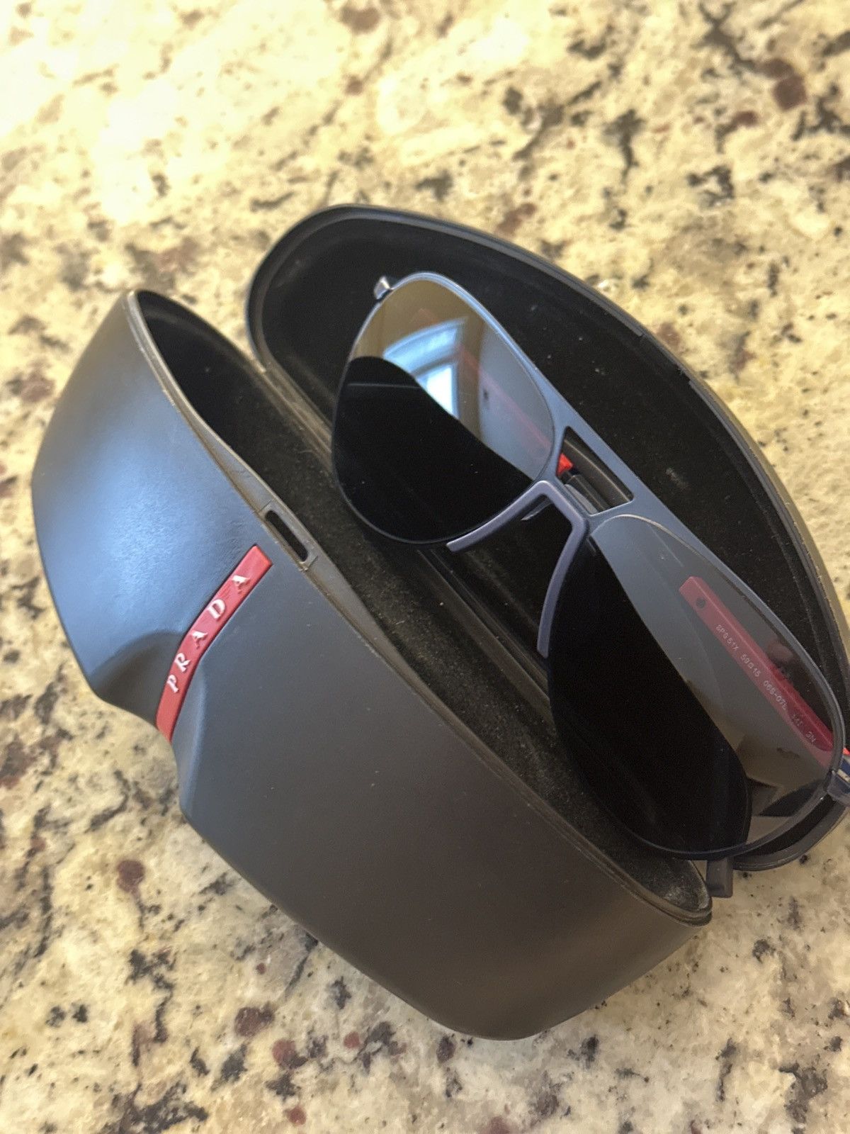 Prada Prada Linea Rossa Sunglasses Size ONE SIZE - 3 Thumbnail