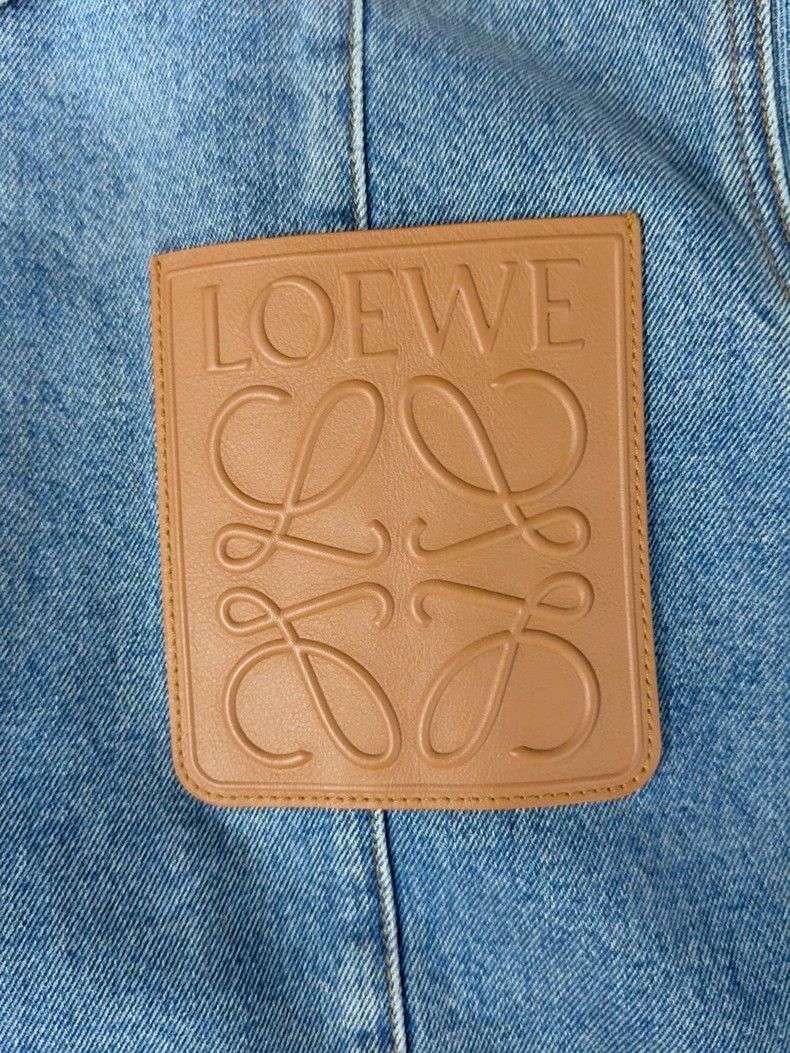 Loewe Loewe size 46 Washed tannin logo tooling jacket Size US S / EU 44-46 / 1 - 5 Thumbnail