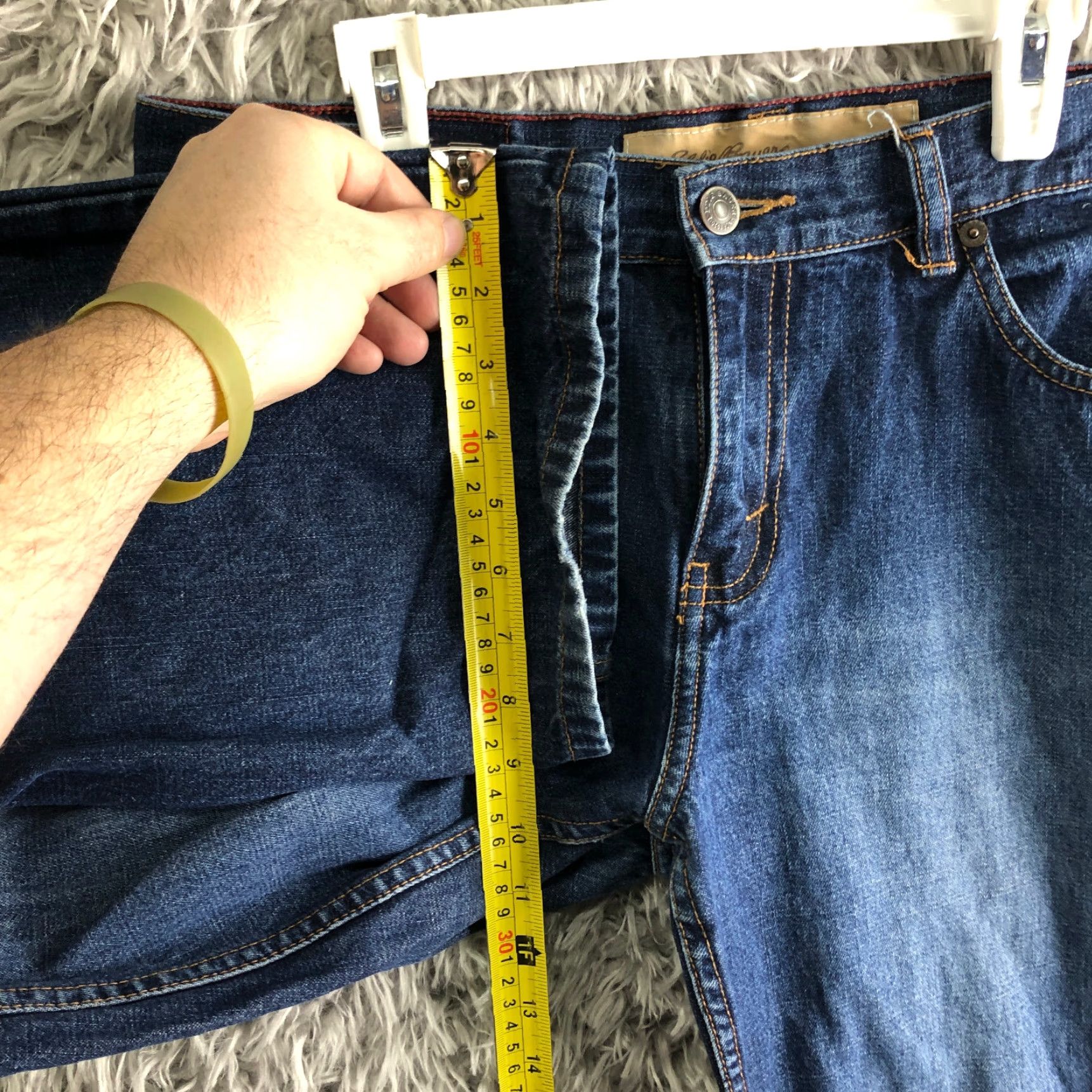 Eddie Bauer Eddie Bauer Womens Jeans Bootcut Denim Medium Wash Blue Size 10 Regular 31in Inseam Pockets Zipper Button Belt Loops Denim Jeans Women Size 32" / US 10 / IT 46 - 4 Thumbnail