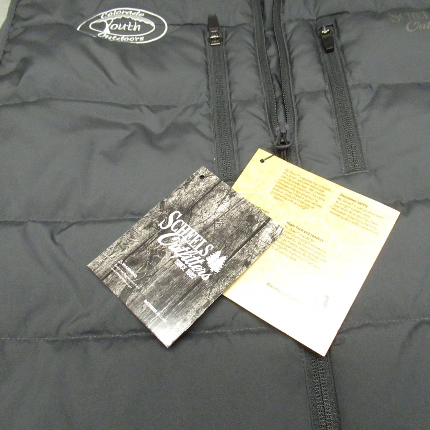 Vintage Scheels Gray Ram River Down Vest Mens Large Insulated Puffer WARM Wind NEW Size US L / EU 52-54 / 3 - 4 Thumbnail