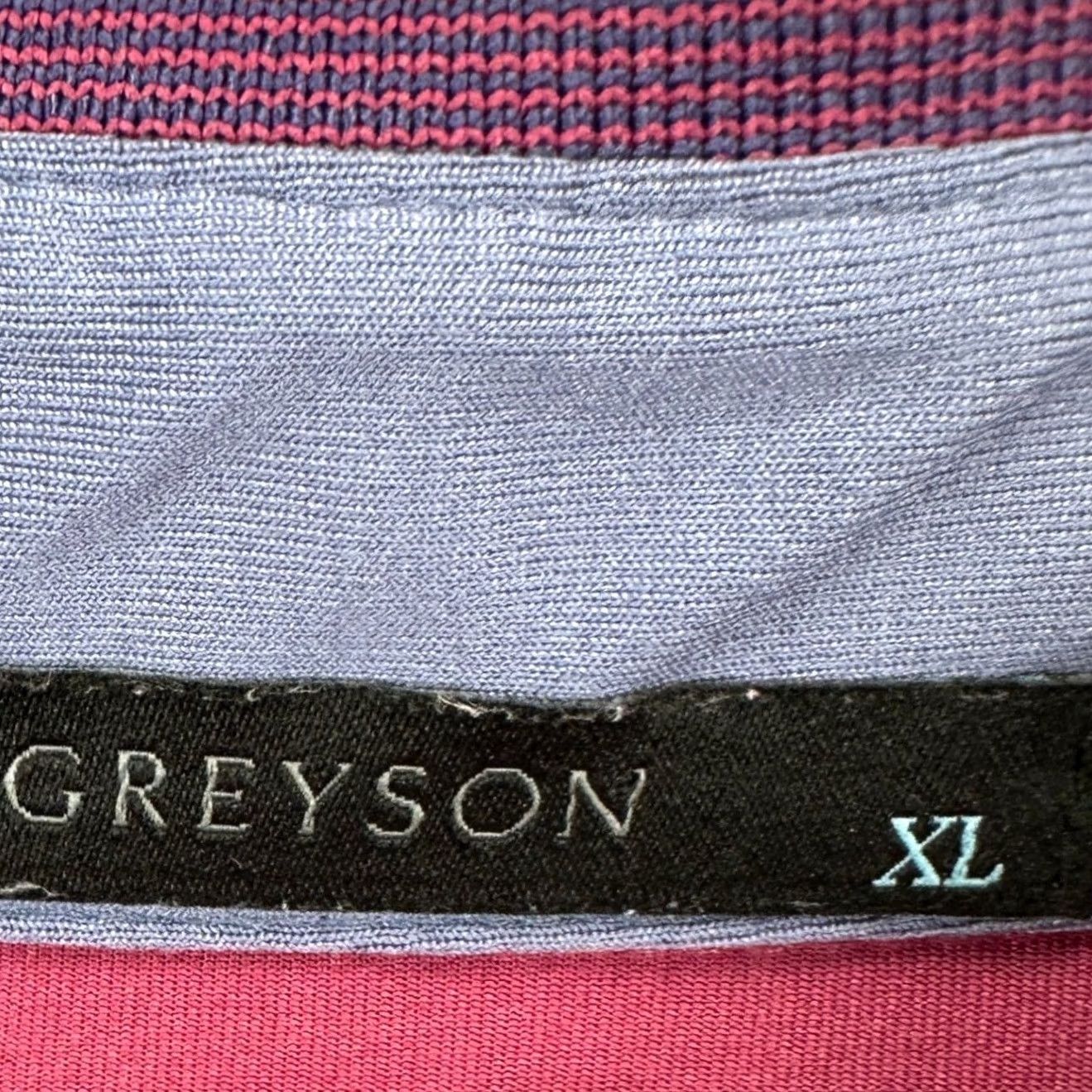 Vintage VINTAGE Greyson Polo Shirt Mens XL Pink Purple Snake Baltusrol Club Golf Rugby Stretch Size US XL / EU 56 / 4 - 4 Thumbnail