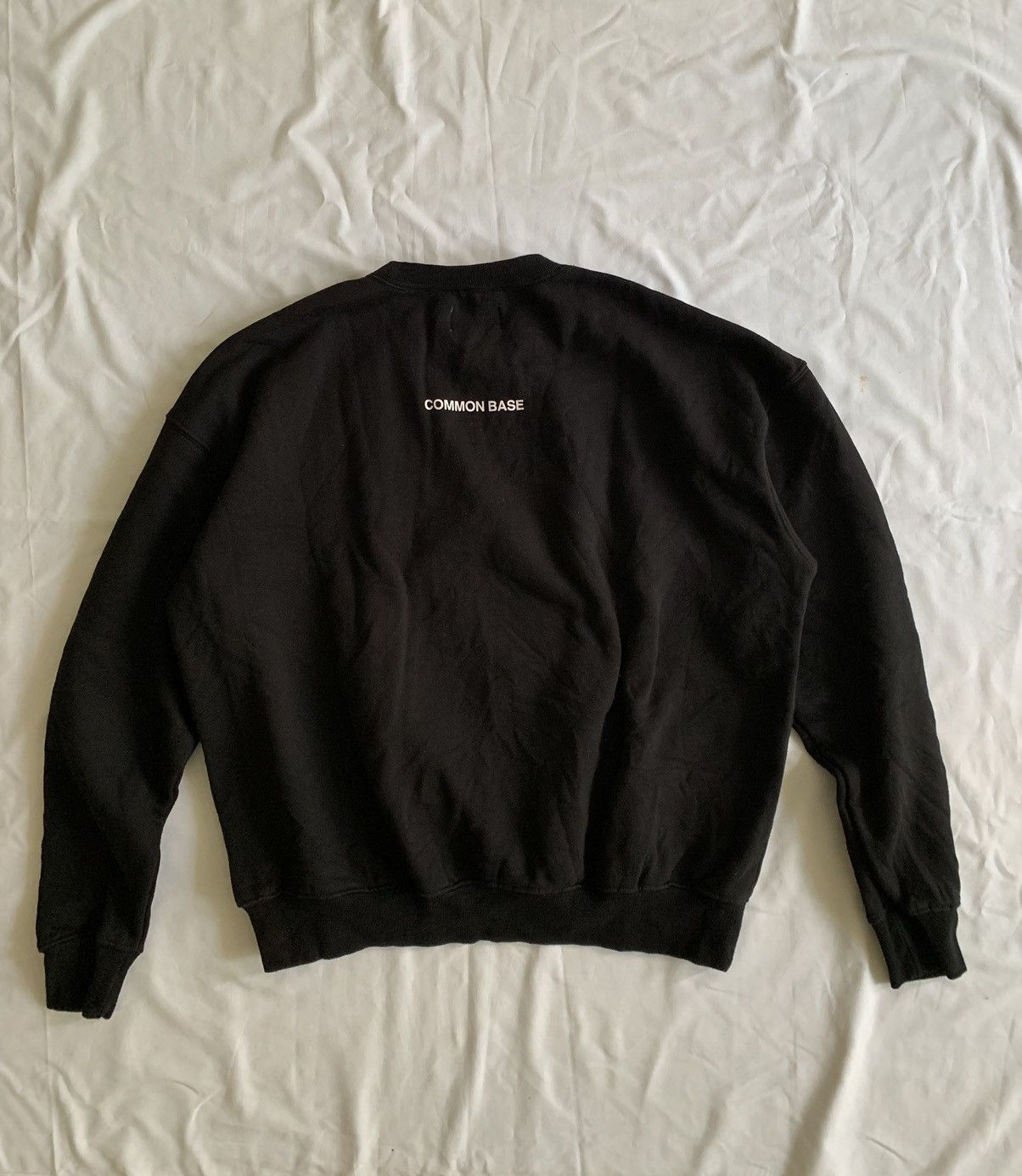 Number (N)ine Number (N)ine x Common Base Blackout Sweatshirt Size US M / EU 48-50 / 2 - 6 Thumbnail