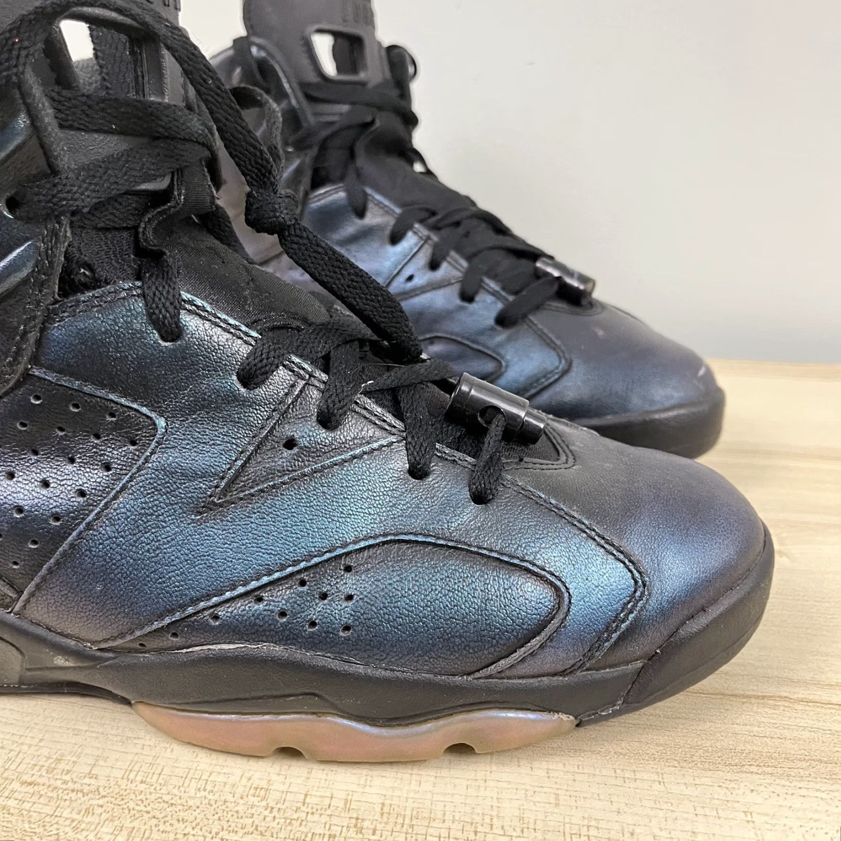 Nike Nike Air Jordan 6 Retro All Star Chameleon Sneakers Mens Size 11 Black 2016 Basketball Size US 11 / EU 44 - 5 Thumbnail