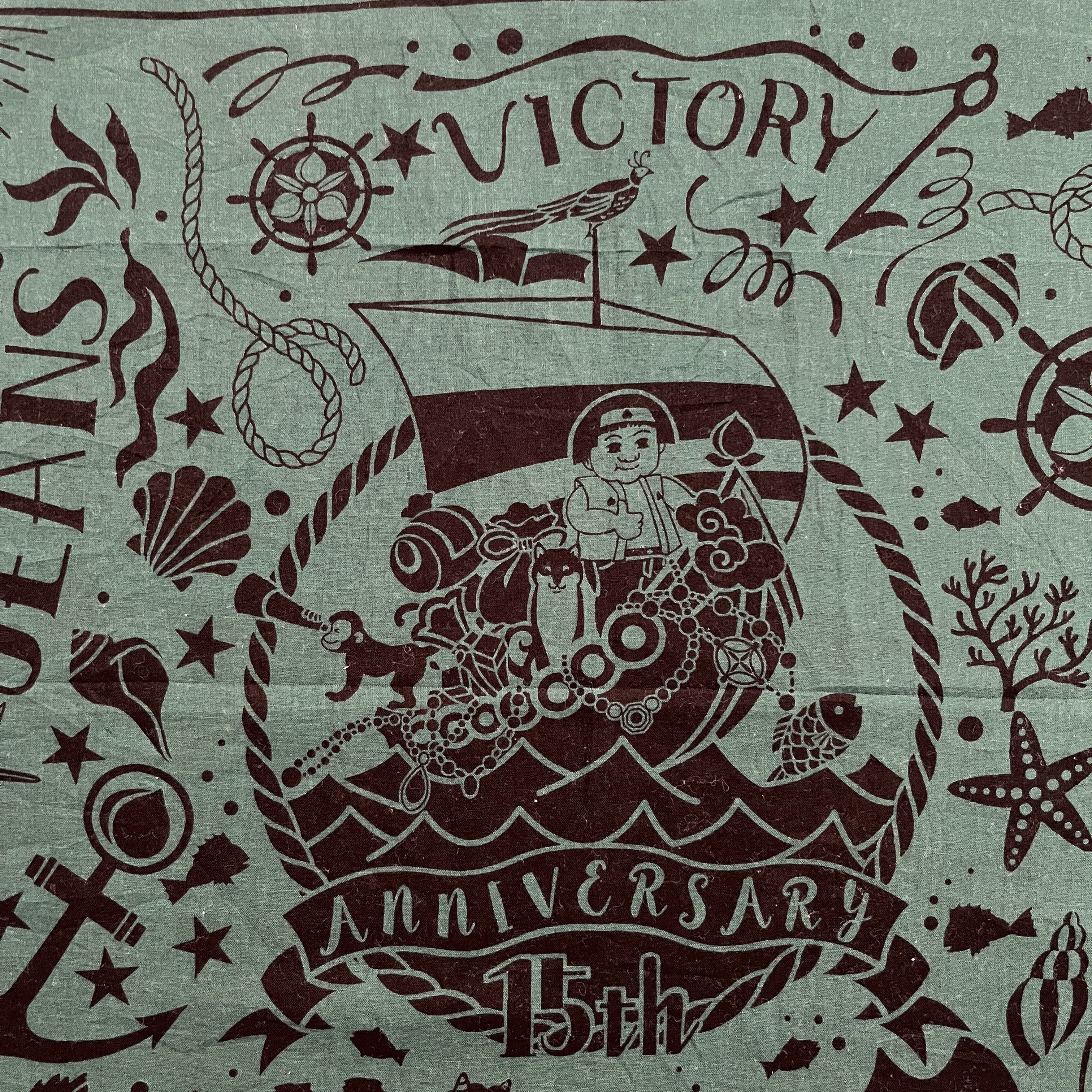 Momotaro Jeans Momotaro Jeans Bandana 15th Anniversary Handkerchief Size ONE SIZE - 2 Thumbnail