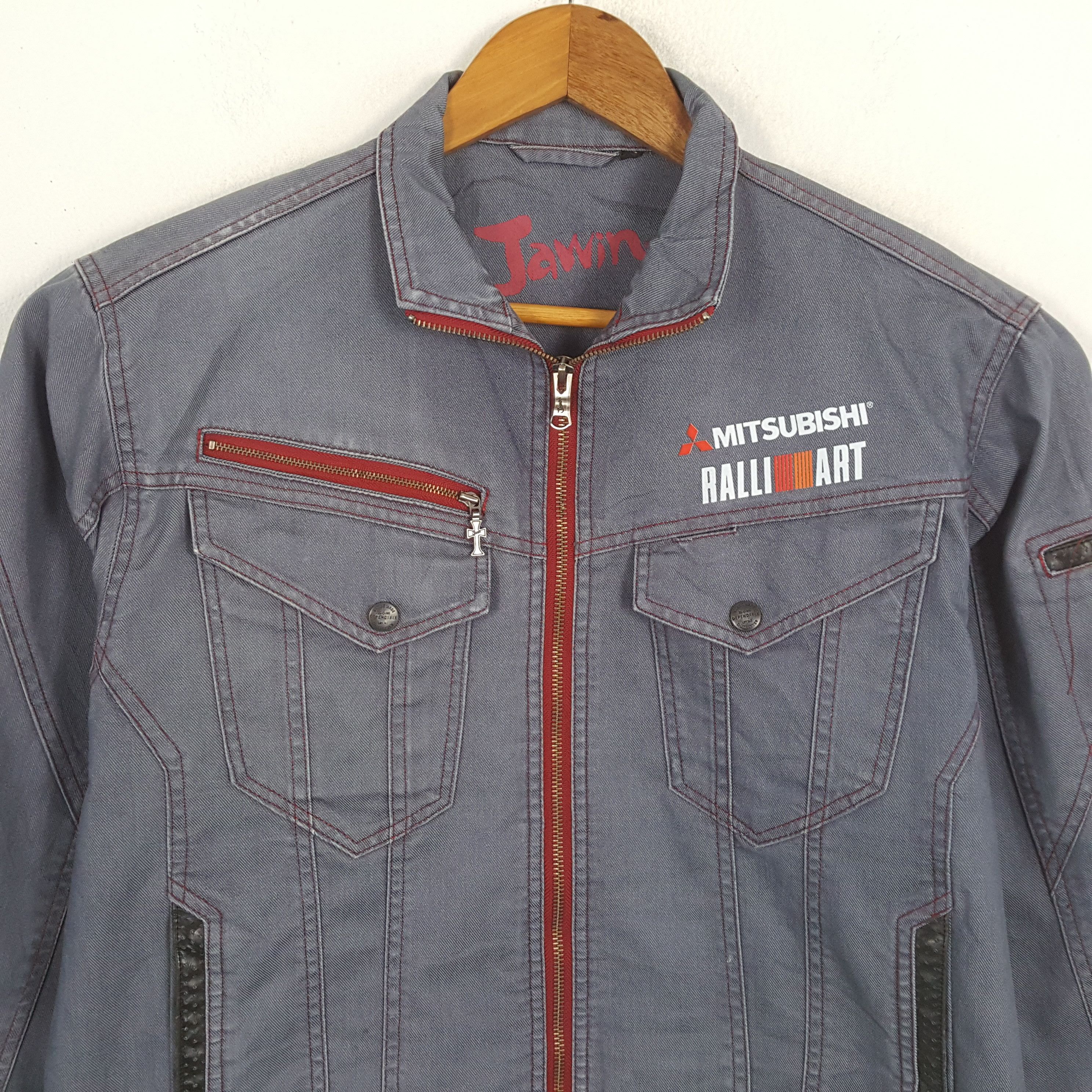Japanese Brand × Vintage Vintage MITSUBISHI RALLI ART Japanese Racing Custom Jacket Size US M / EU 48-50 / 2 - 4 Thumbnail